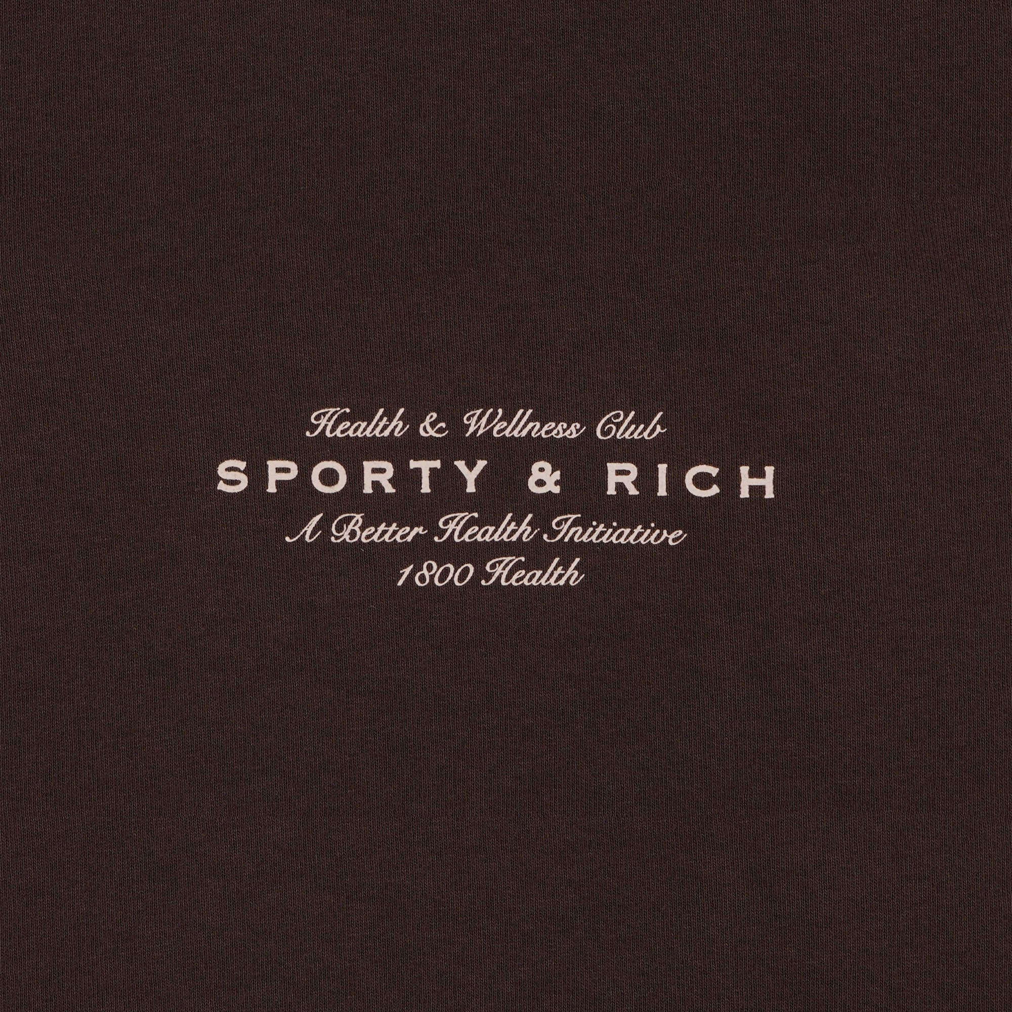 Sporty & Rich | 1800 Health Disco Short { Chocolate/cream - view 3