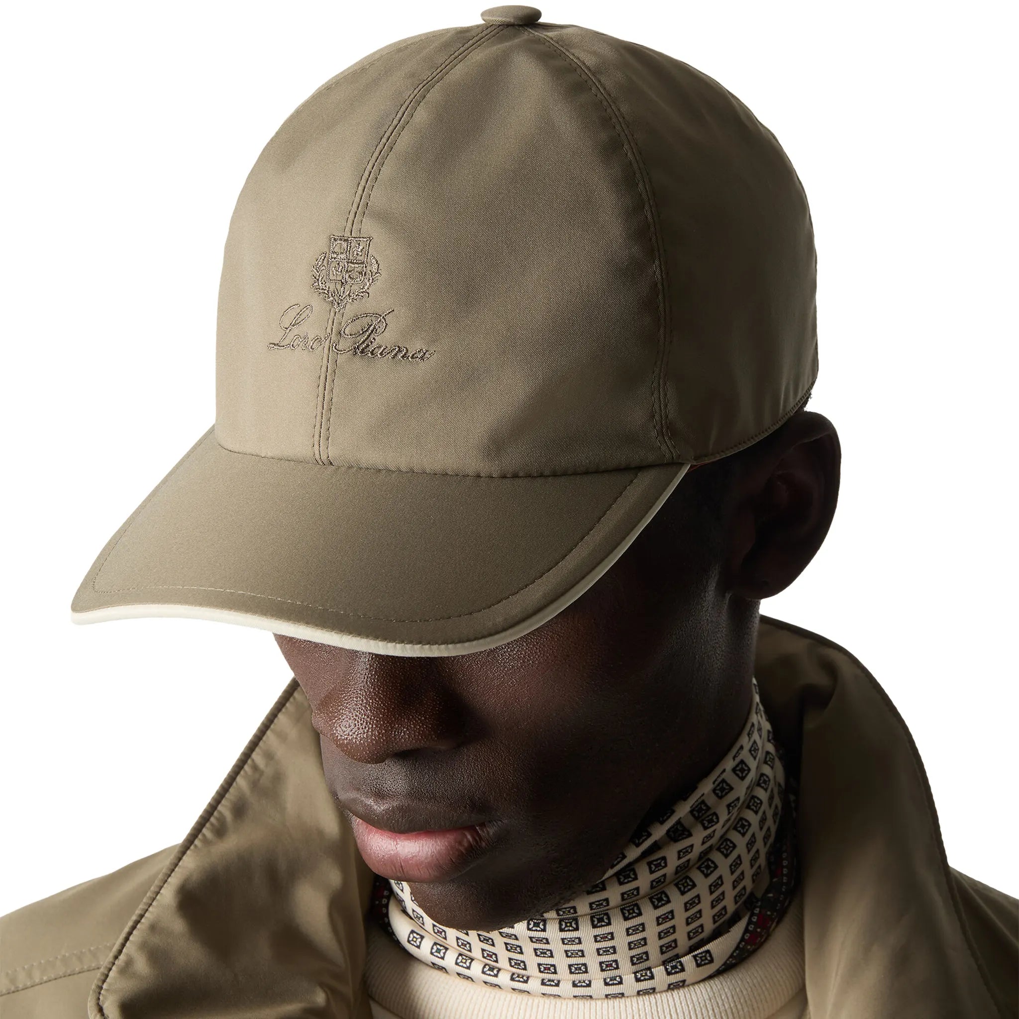 Loro Piana Microfibre Storm System Thyme Ivory Baseball Cap - view 2