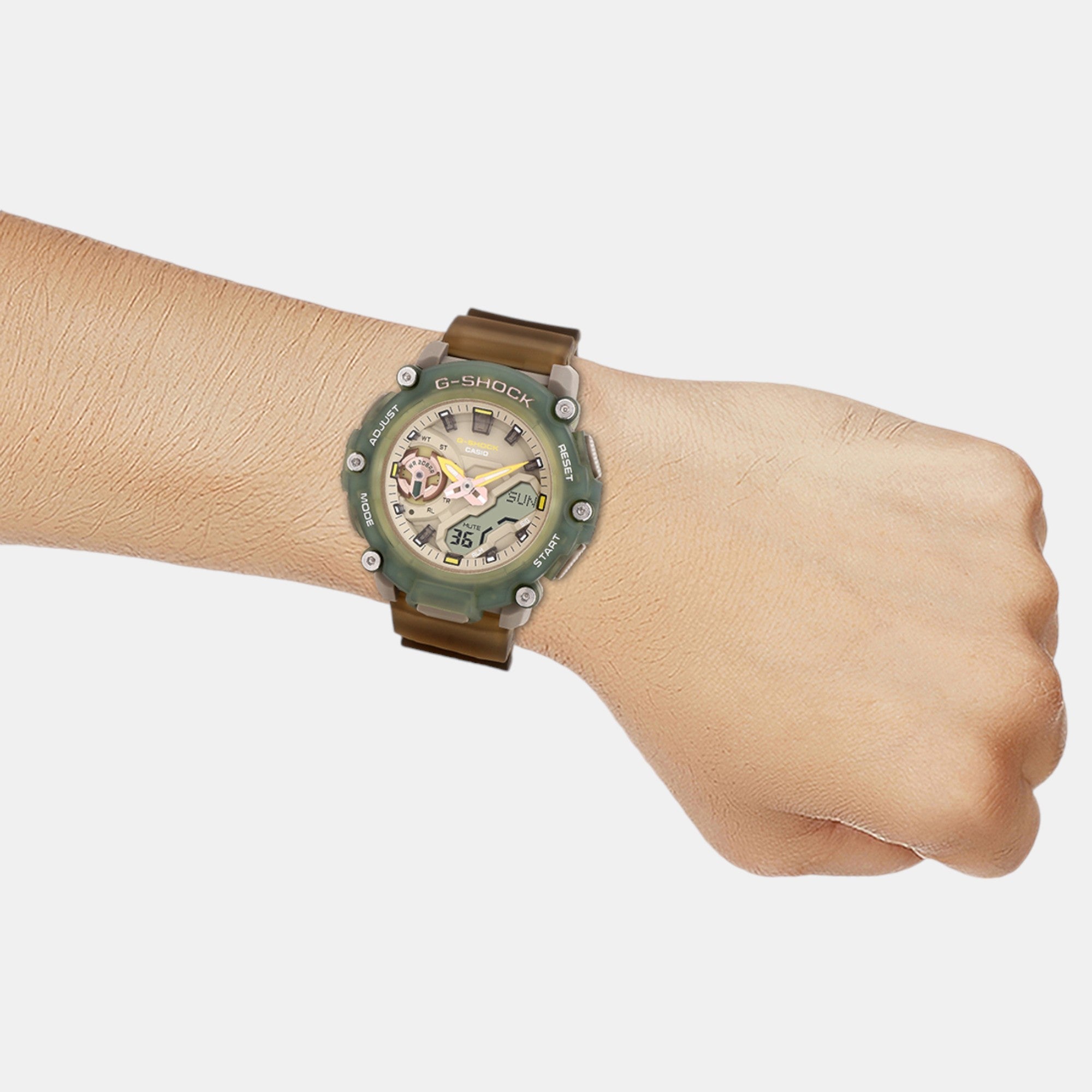 Casio G-Shock Women Quartz Green Dial Analog-Digital Resin Watch G1421 - view 8