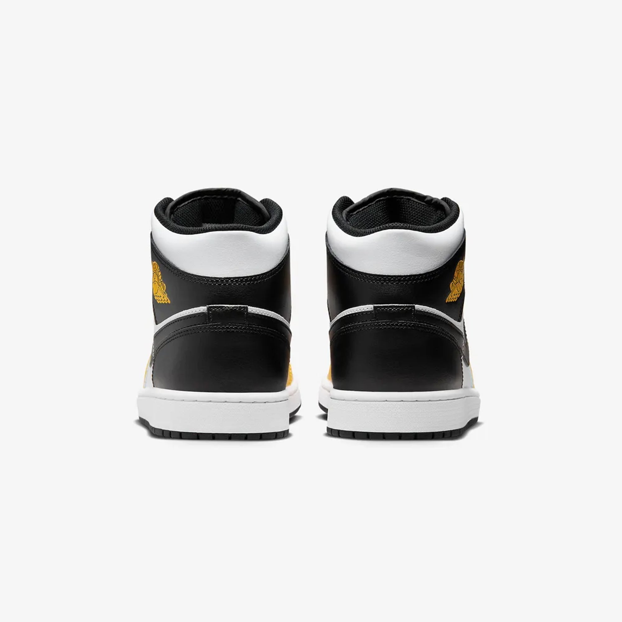 Jordan | AIR JORDAN 1 MID { YELLOW OCHRE/BLACK-WHITE-YELLOW OCHRE - view 2