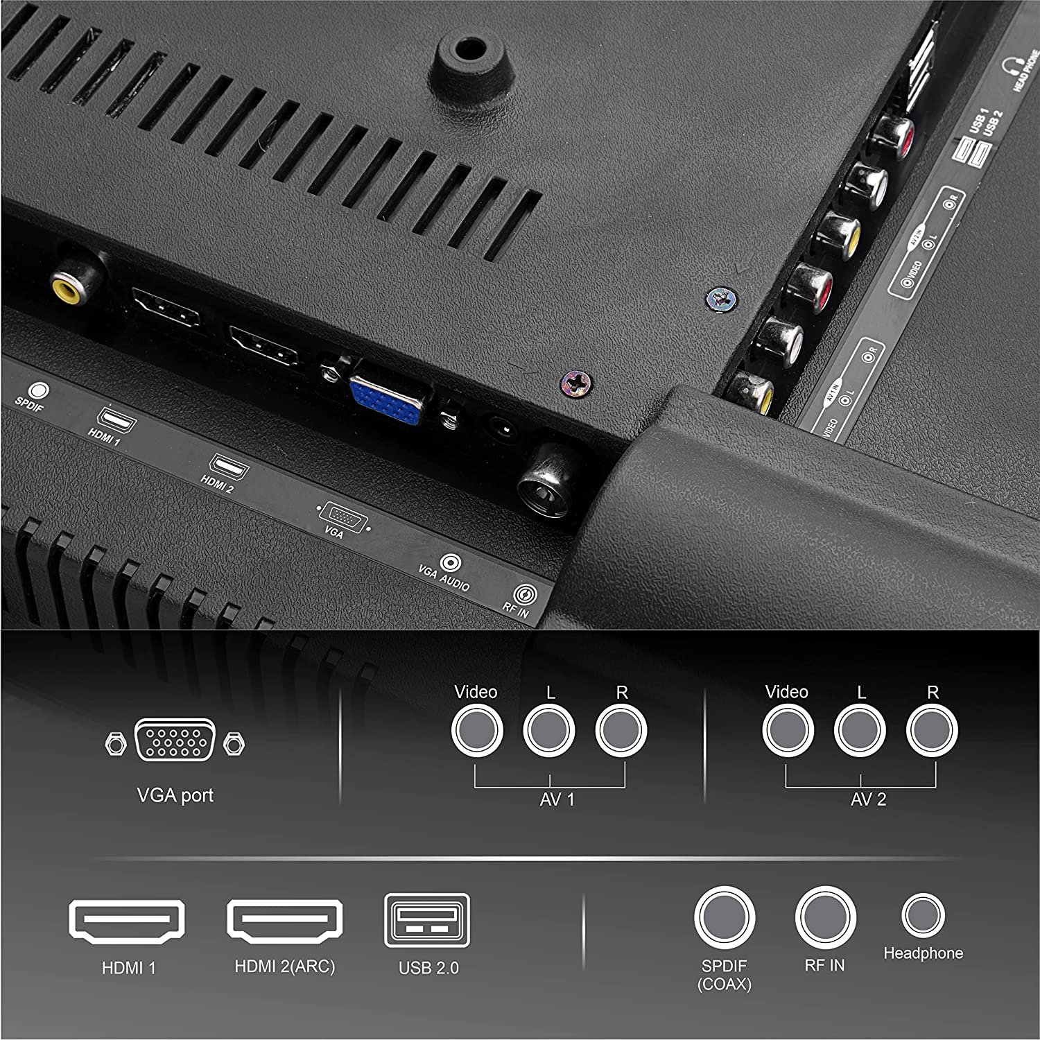 Candes-store Candes Frameless 24 Normal LED TV Black (Model Id - CANDES24NCF24N001) - view 7