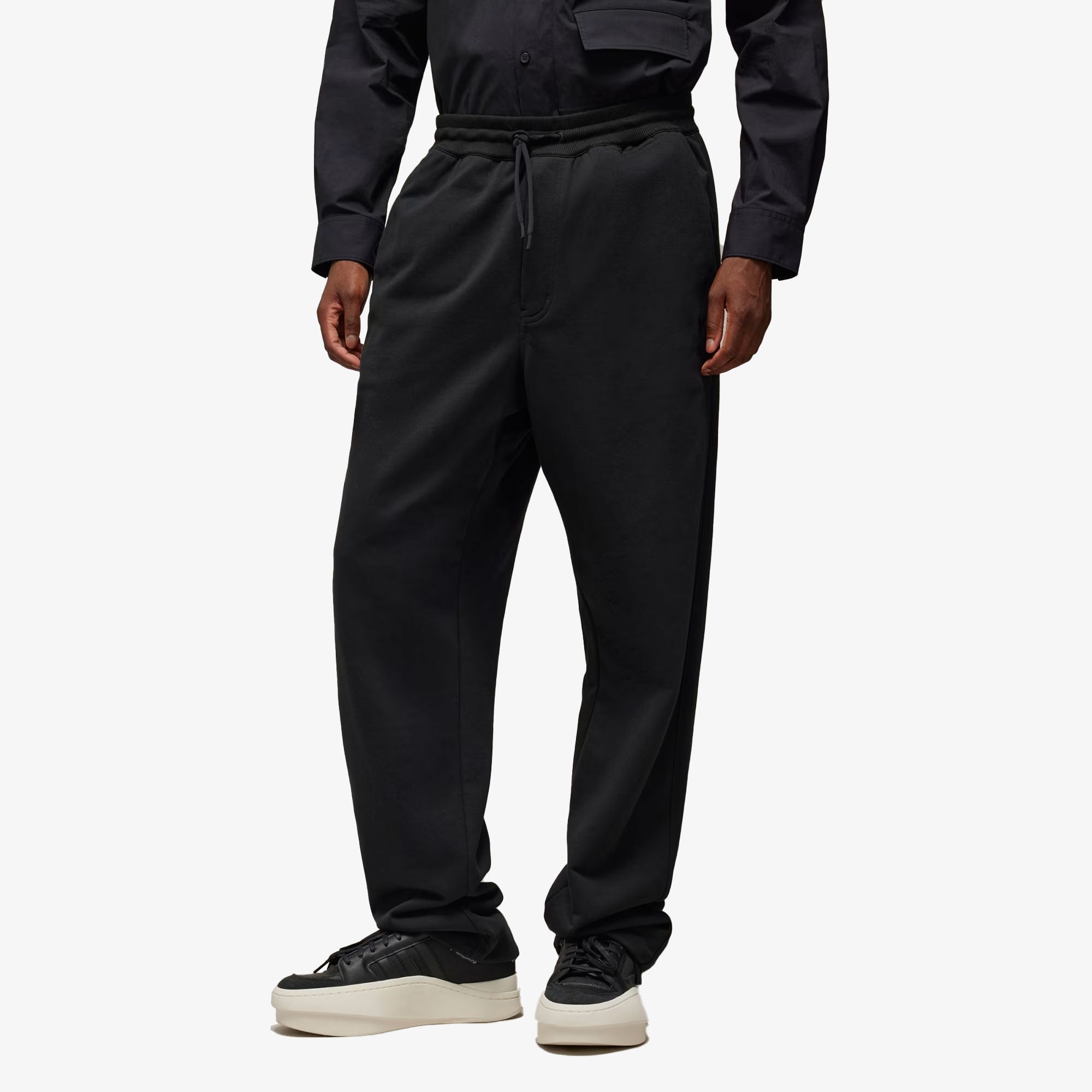 Y-3 | French Terry Straight { Black