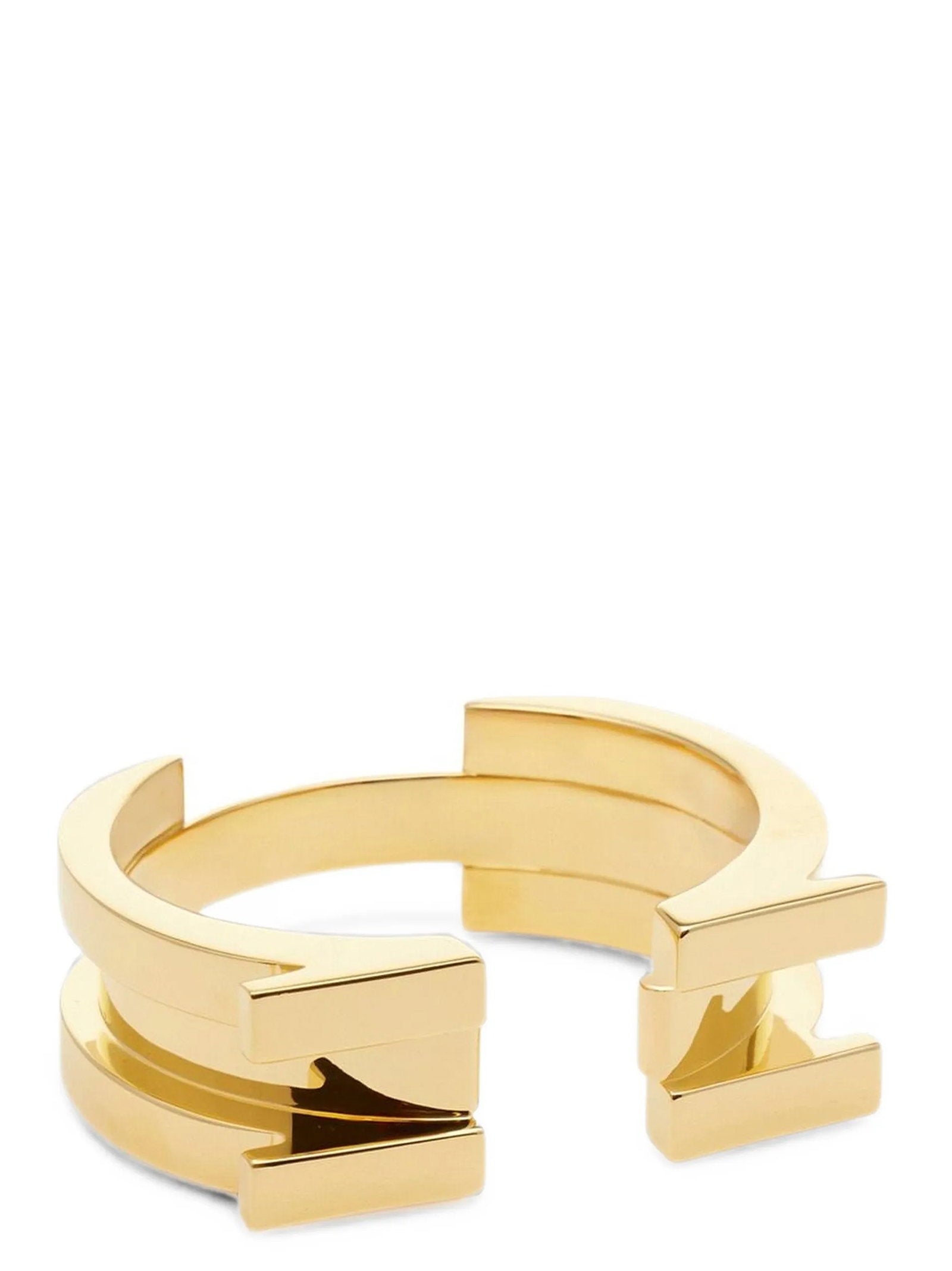 Elisabetta Franchi Logo Bangle – 100% brass