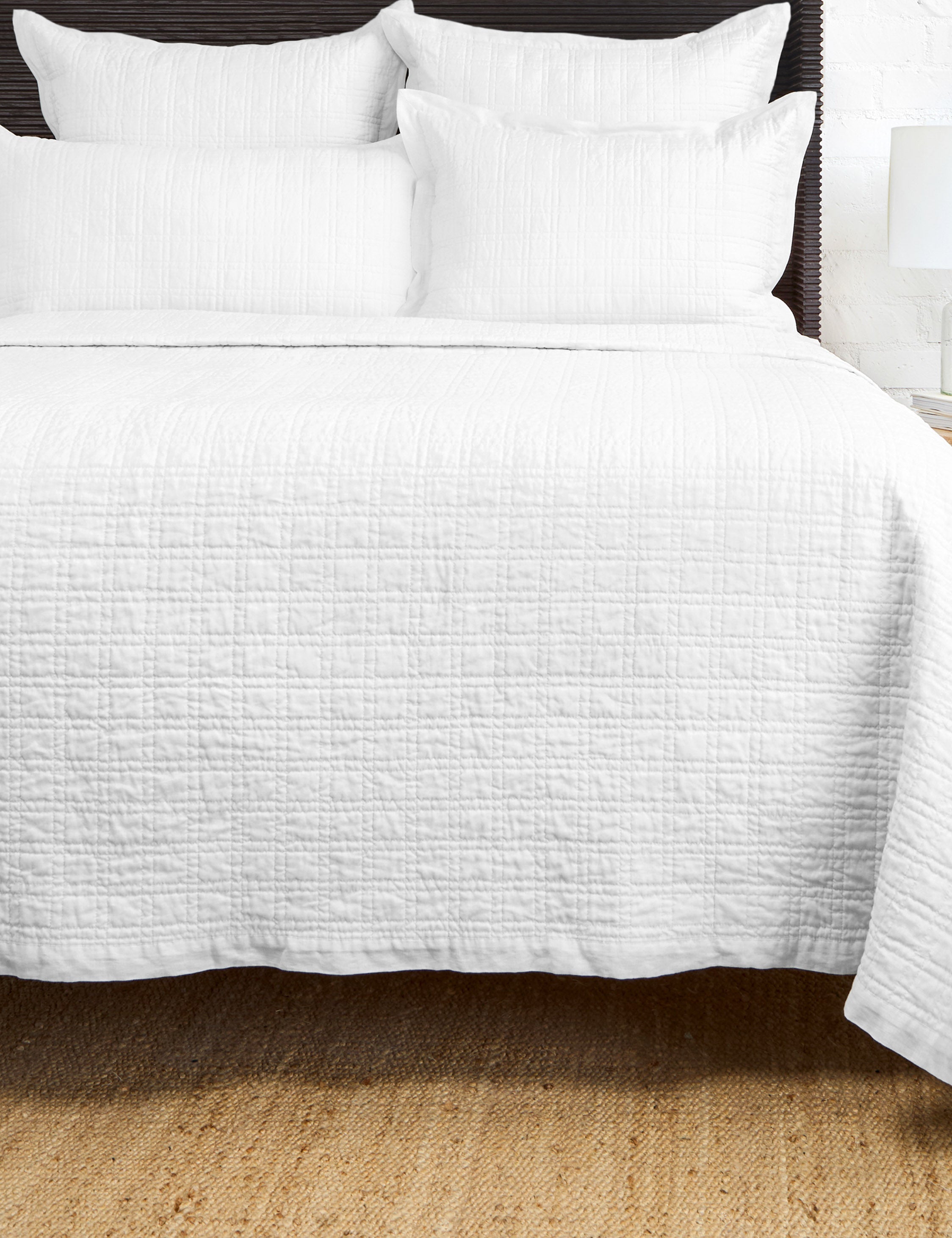 Lulu and Georgia Owen Linen Cotton Coverlet by Pom Pom at Home - view 8