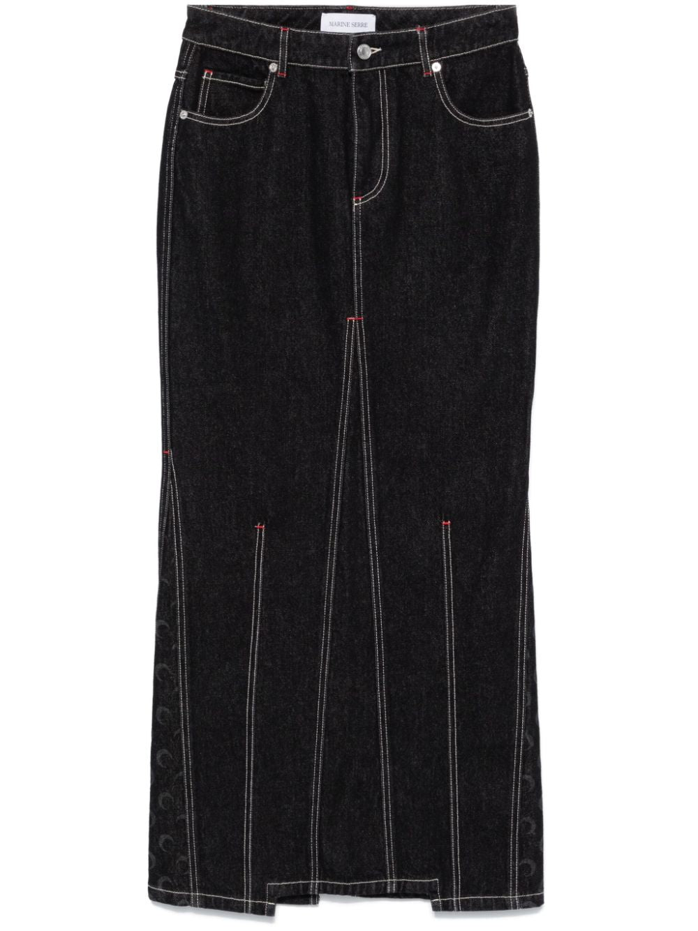 Marine Serre Crescent Moon Long Skirt – Cotton 100%