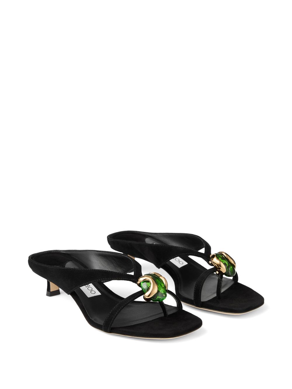 JIMMY CHOO Sandals BLACK – 100% Goat - view 2