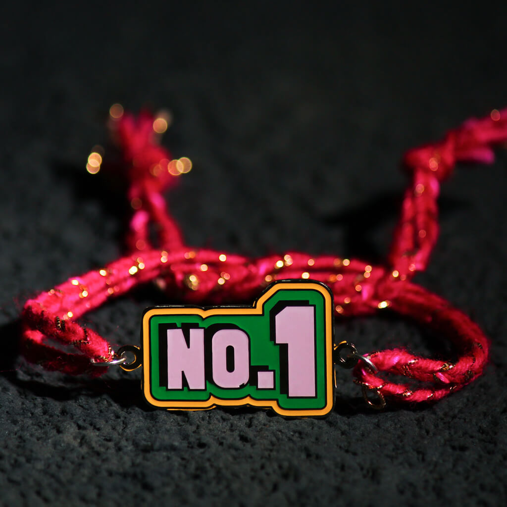 Bigsmall_piu No.1 Metallic Rakhi