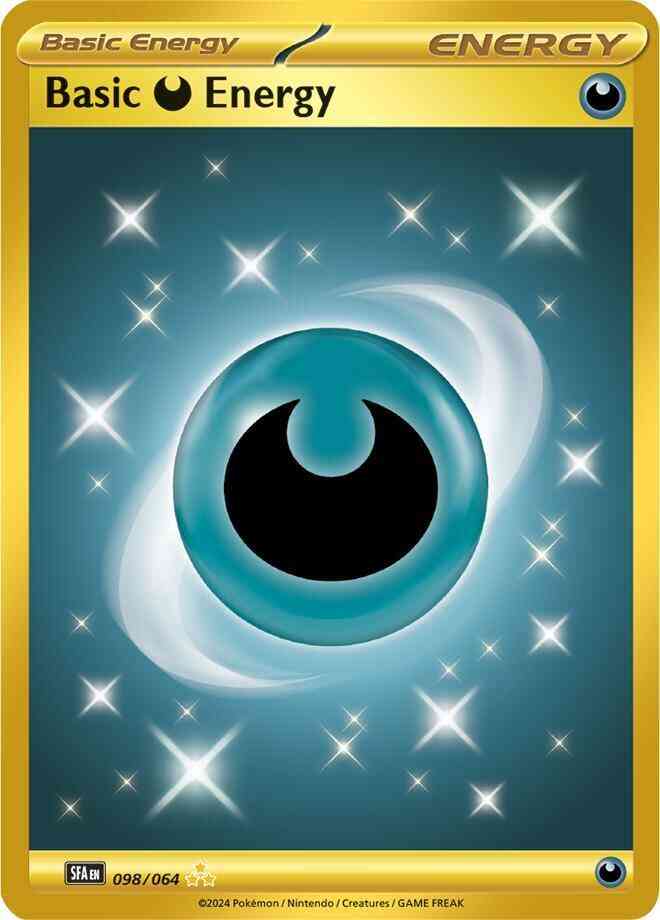 Pokémon Basic Darkness Energy - 098/064 - Hyper Rare [sv065-098] [Secret]