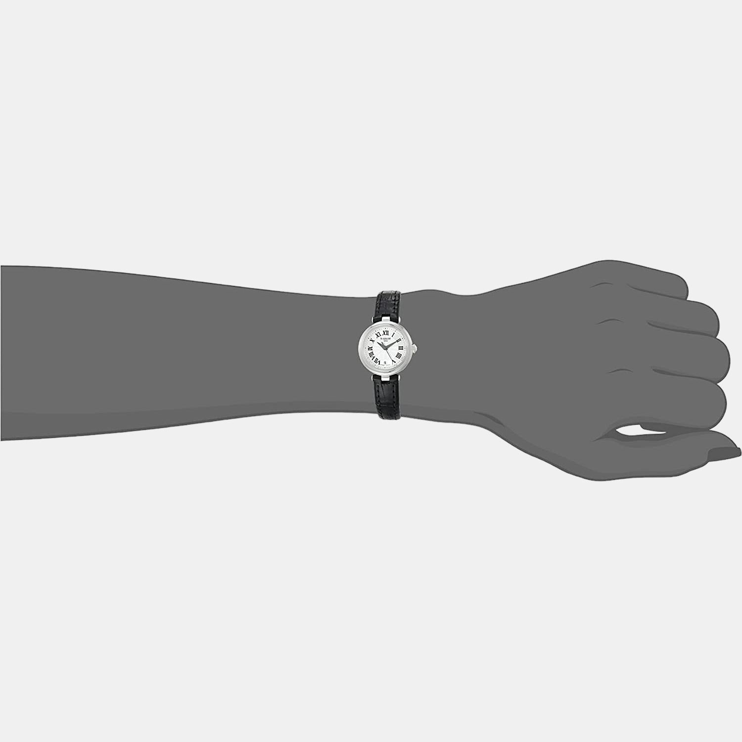 Tissot Bellissima Women Analog Leather Watch T1260101601300 - view 6