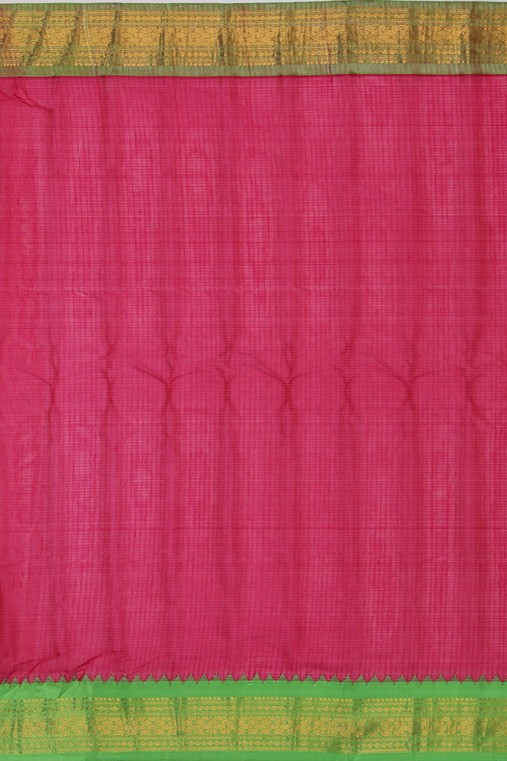 Kalanjali Gadwal Pink Saree – Women's - view 4