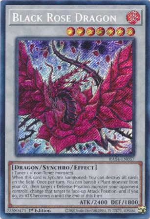 Yu-Gi-Oh! Black Rose Dragon - RA04-EN057 - Secret Rare - 1st Edition