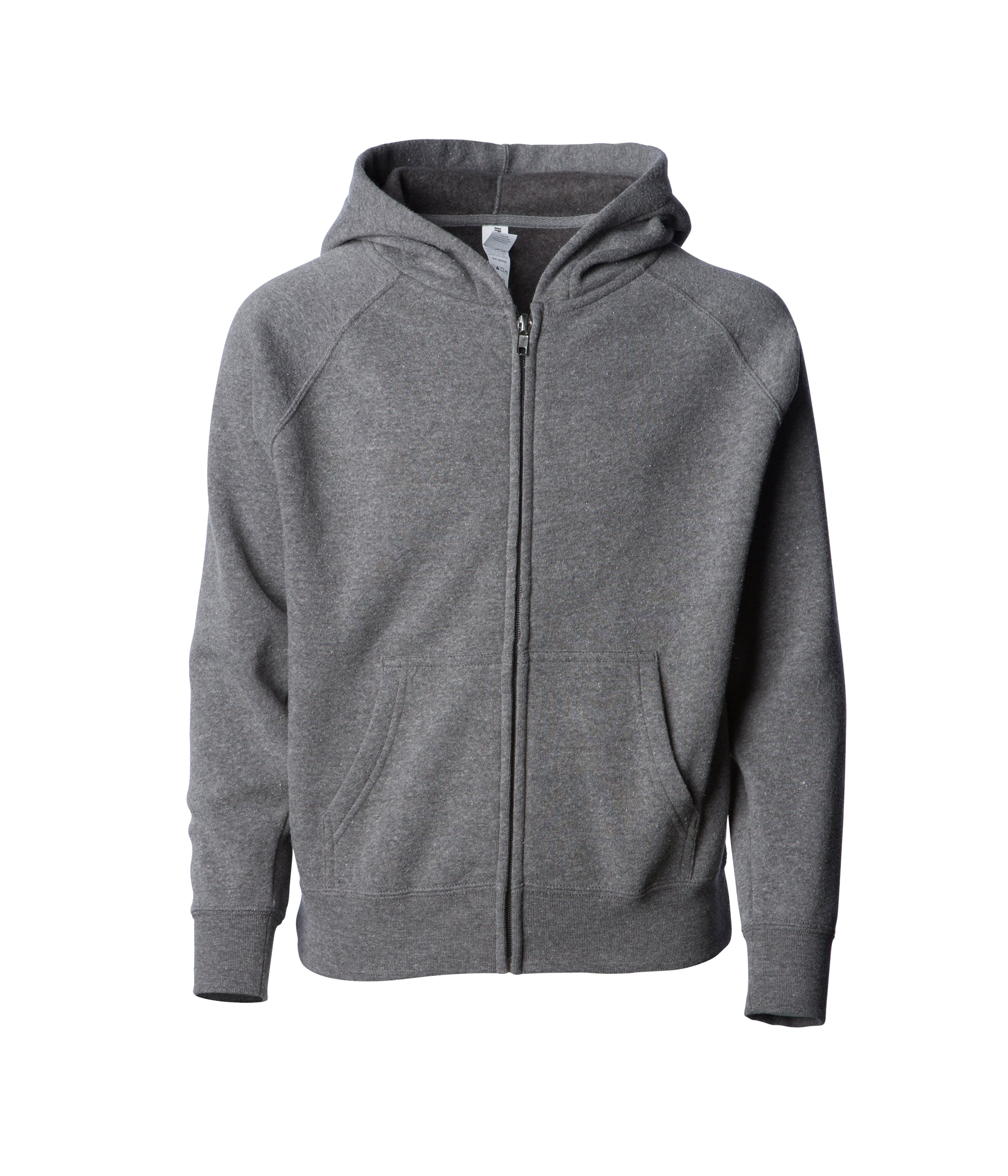 Independent Trading Company Toddler Lightweight Special Blend Raglan Zip Hood - view 3