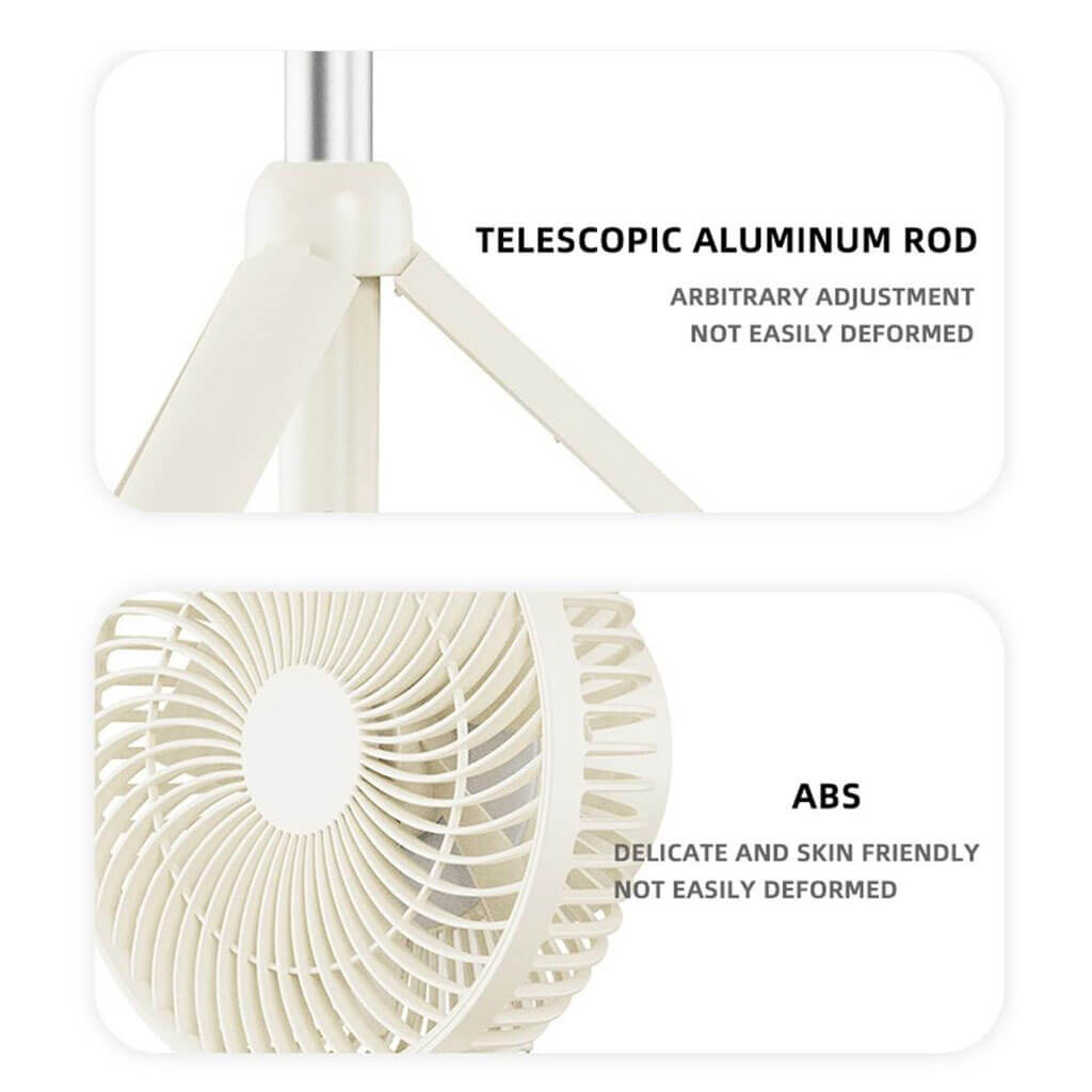 Porffitto Portable Tripod Fan With Lamp - view 23
