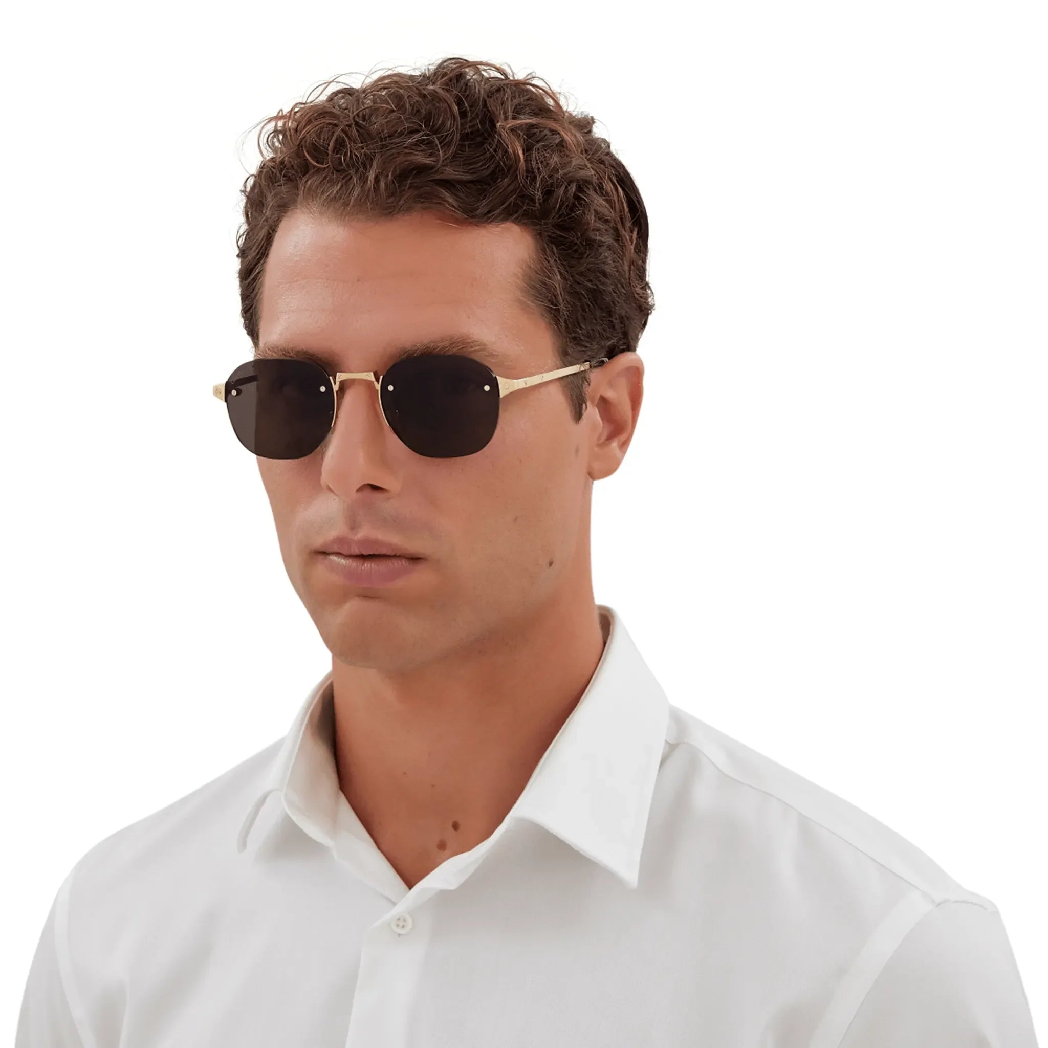 Cartier Eyewear CT0459S-001 Gold Grey Sunglasses - view 2