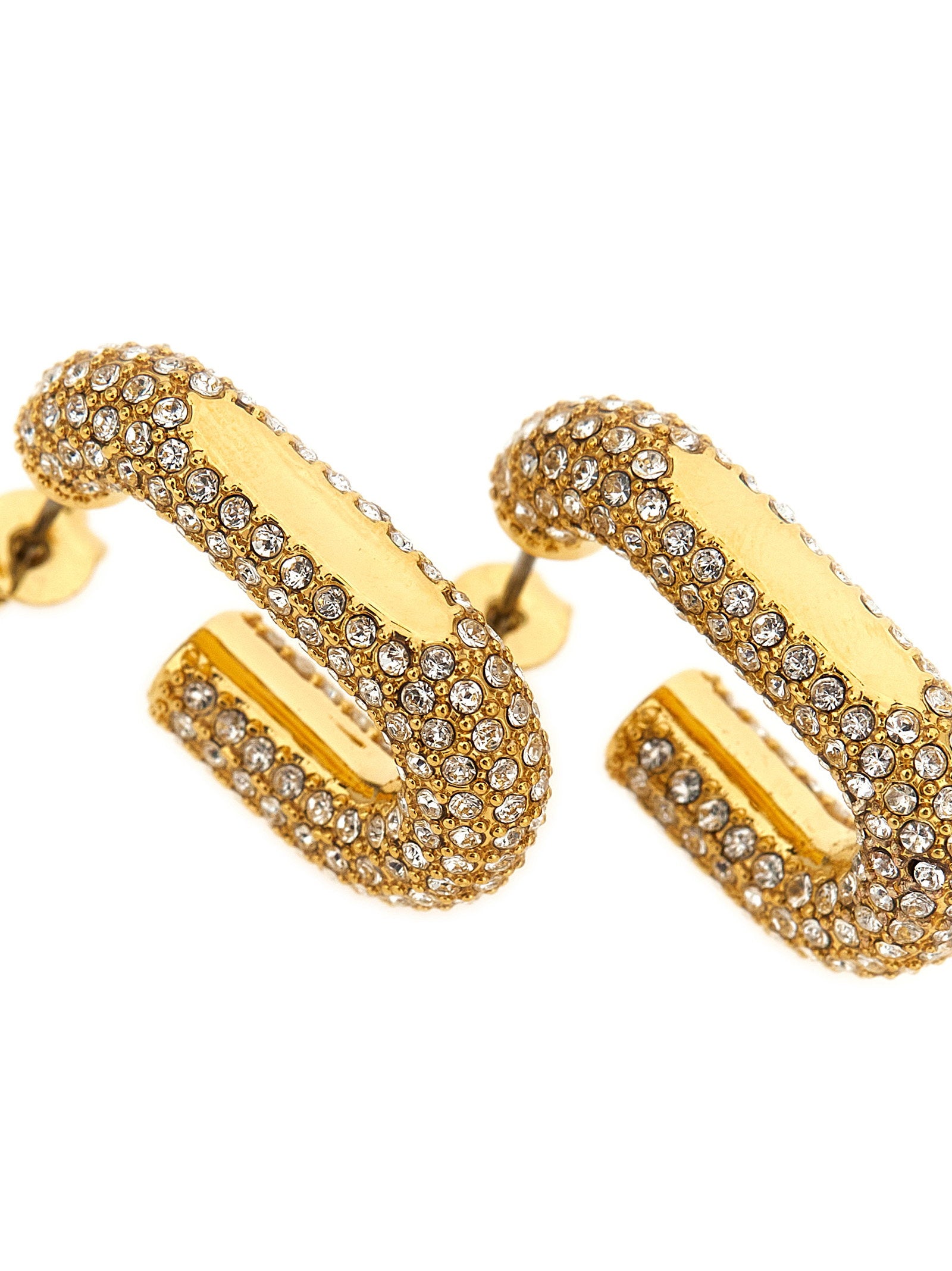 Paco Rabanne Earrings With Crystals – 100% brass - view 2