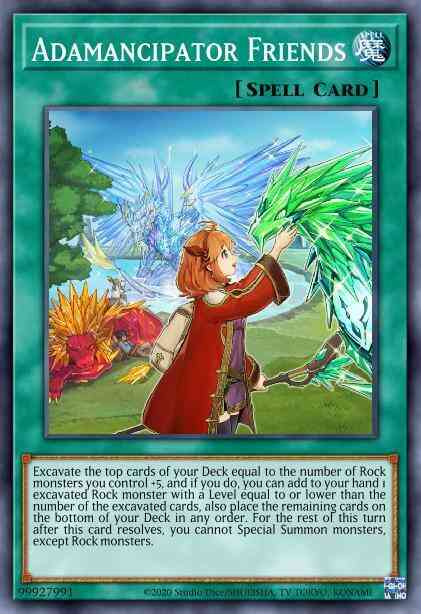 Yu-Gi-Oh! Adamancipator Friends - ROTD-EN061 - Secret Rare - 1st Edition
