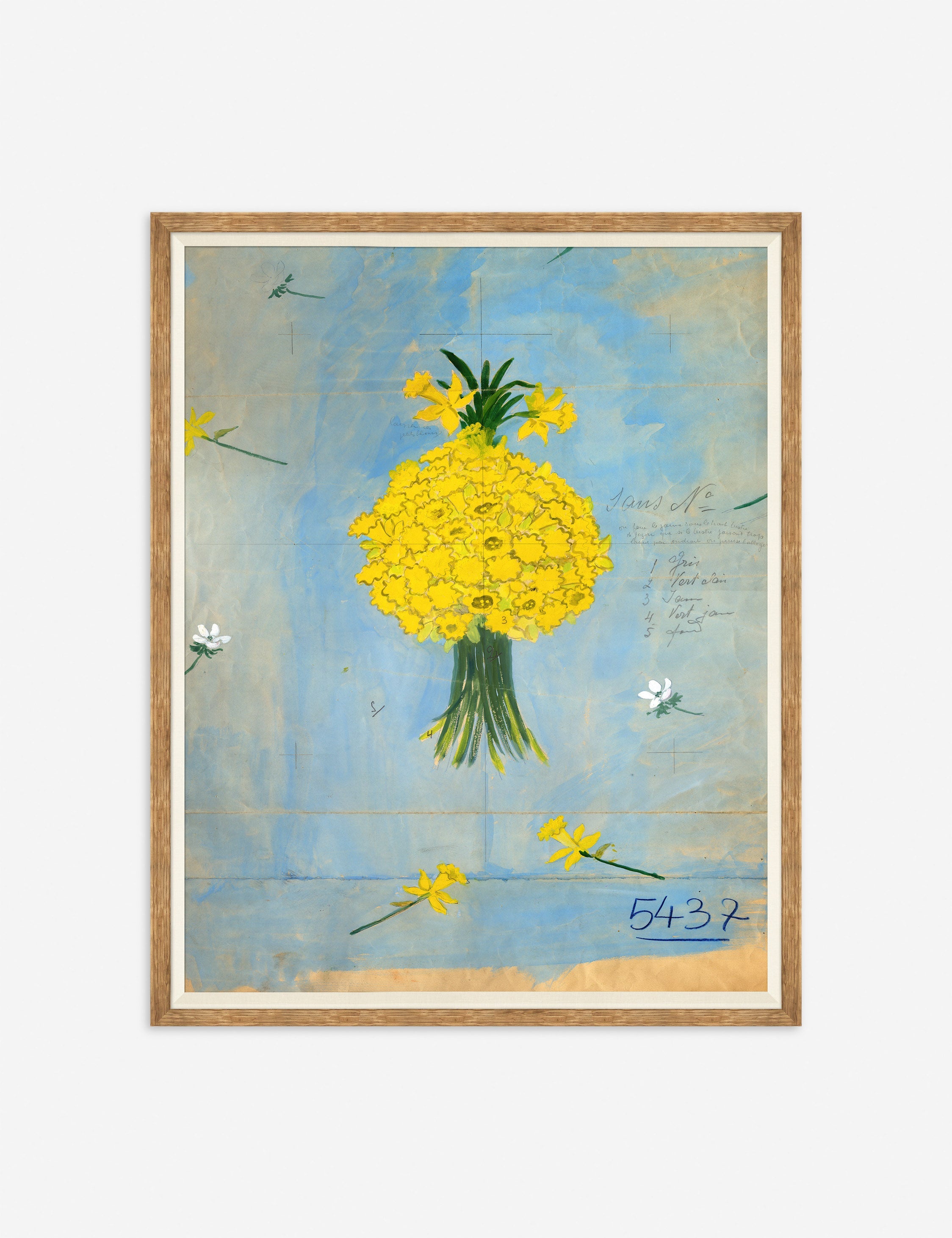 Lulu and Georgia Bouquette de Jonquilles Print by Paule Marrot