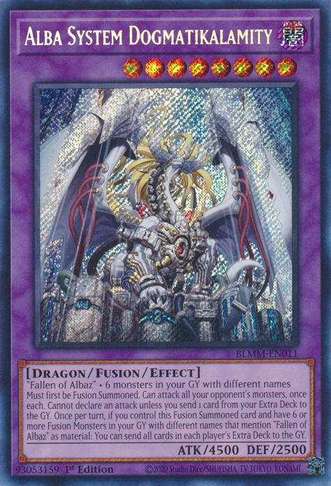 Yu-Gi-Oh! Alba System Dogmatikalamity - BLMM-EN011 - Secret Rare - 1st Edition
