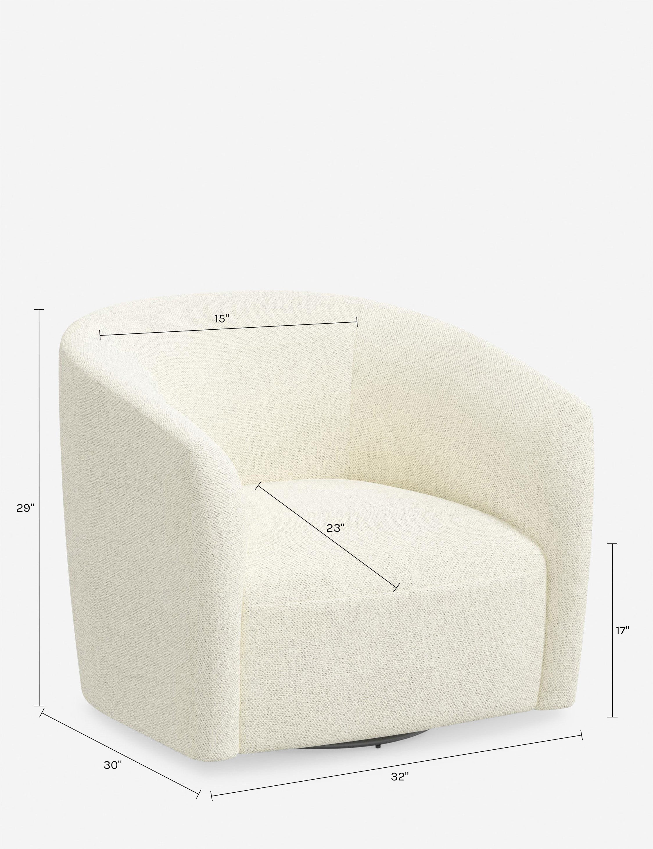 Lulu and Georgia Mayhew Swivel Chair - view 100