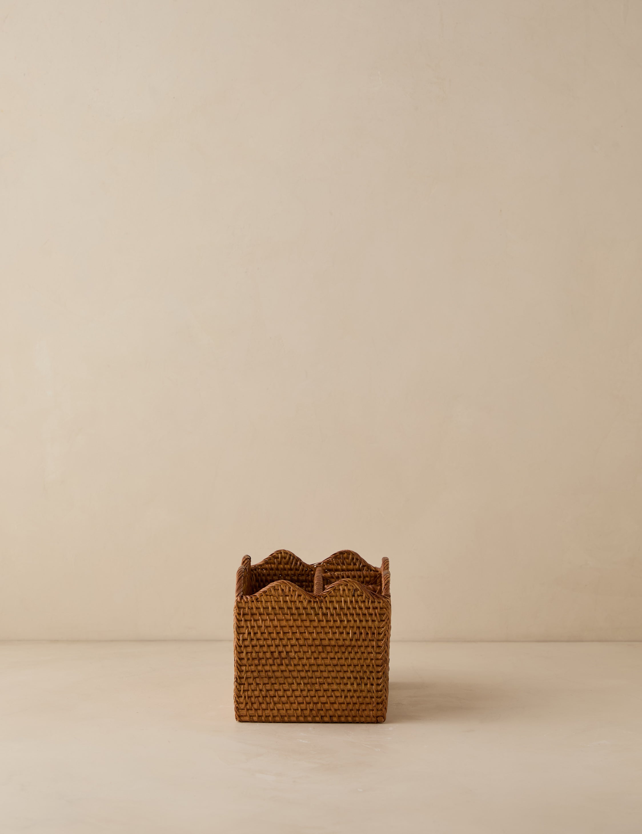 Lulu and Georgia Tyna Rattan Utensil Caddy – Natural - view 4