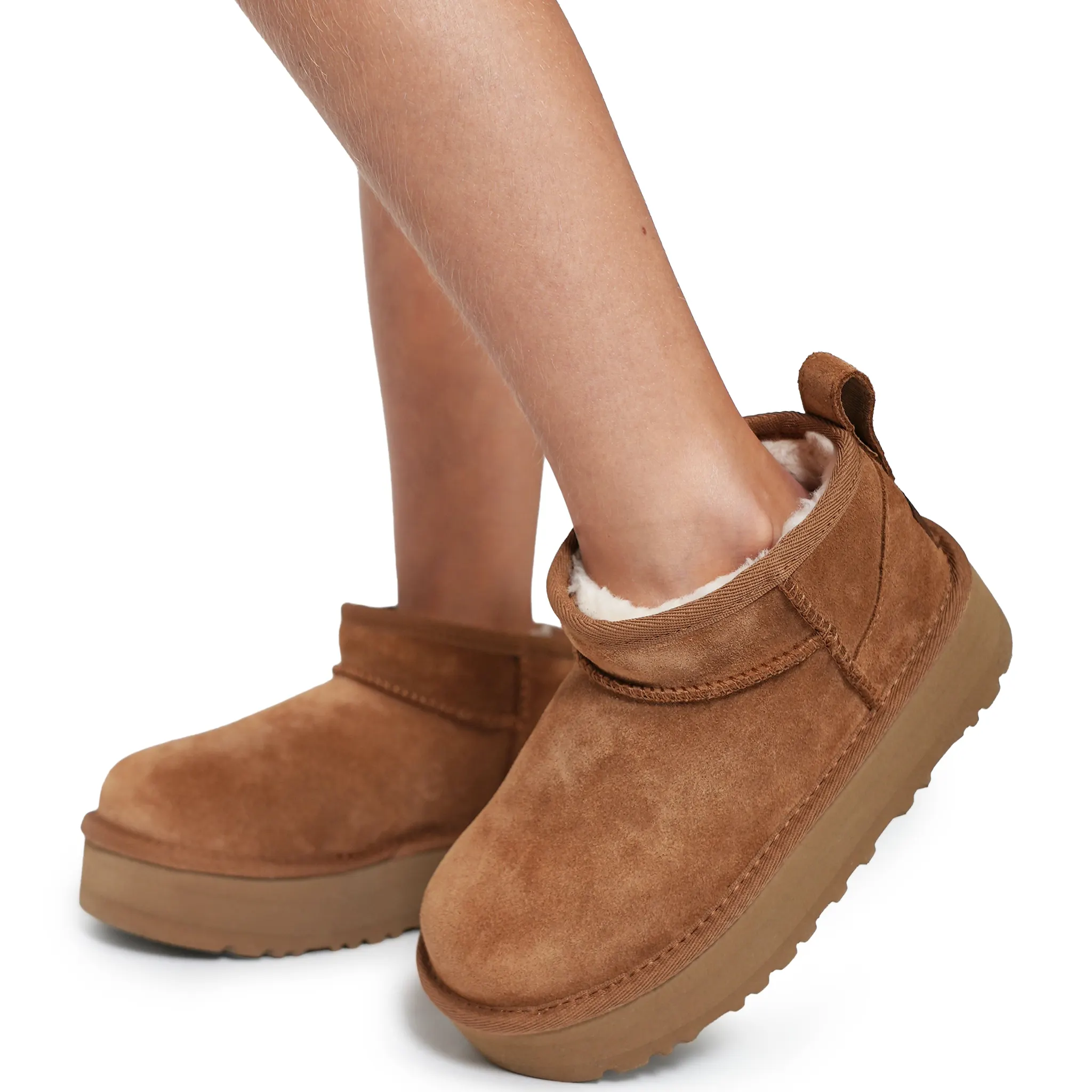 UGG Classic Ultra Mini Platform Girls Brown Boots - view 5