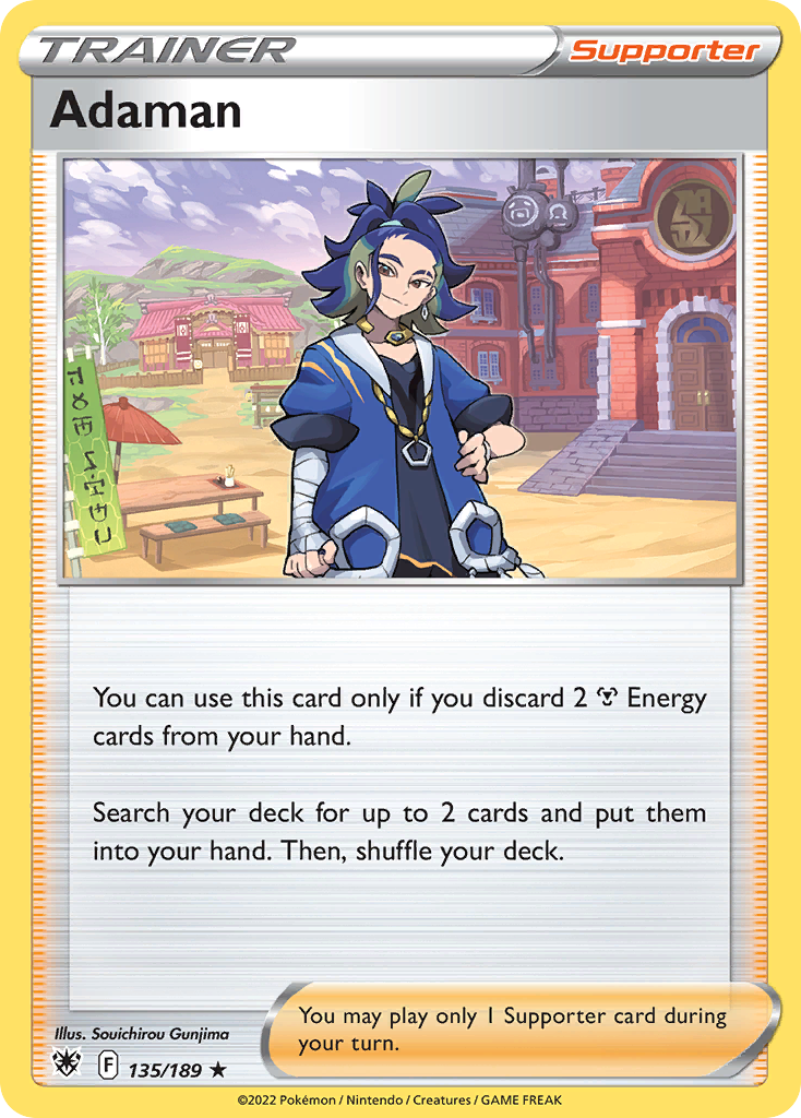 Rare holo swsh10-135 – Pokémon Adaman - 135/189 - Rare Holo [swsh10-135] [Holo] - Adaman - 135/189 - Rare Holo