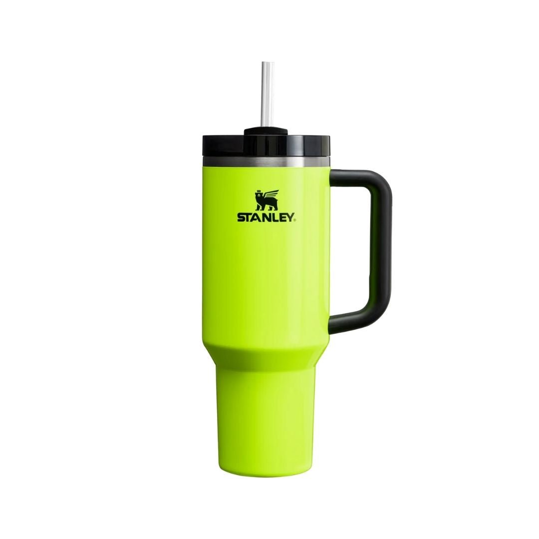 HYPE ELIXIR Stanley Quencher H2.0 Flowstate™ Tumbler | 40 OZ Neon Yellow
