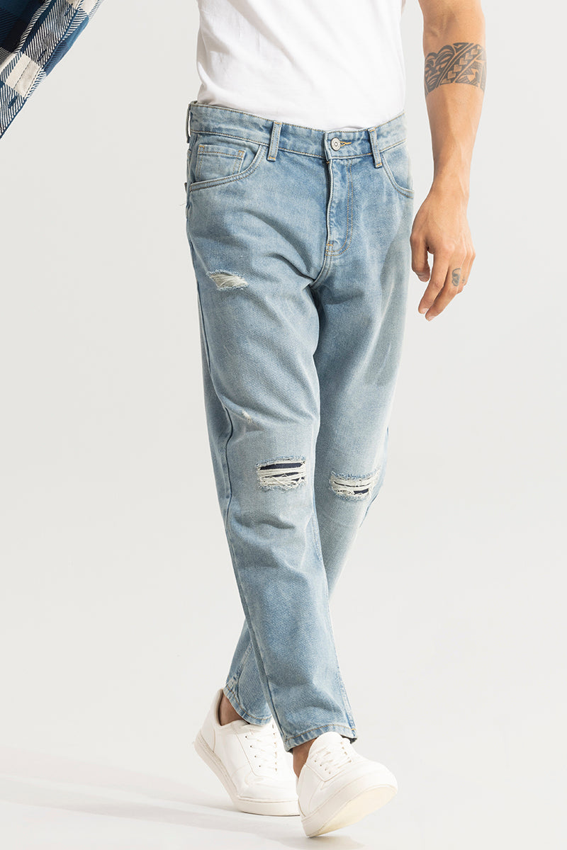 BlackTree Castor Light Blue Baggy Jeans