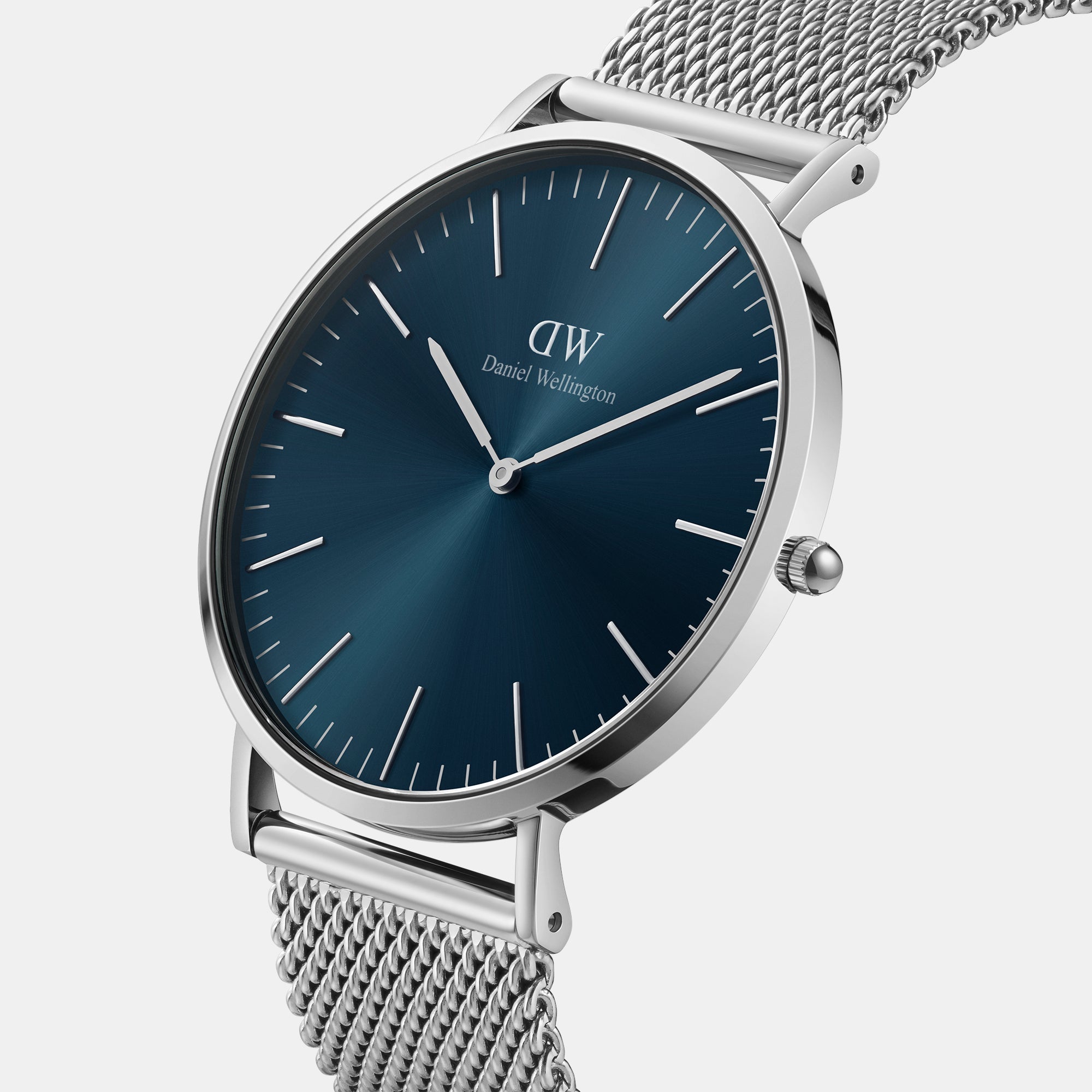 Daniel Wellington Classic Men Quartz Blue Dial Analog Stainless Steel Watch DW00100628K - view 2