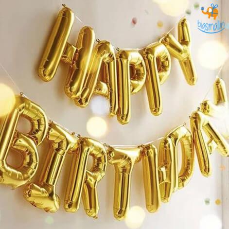 Bigsmall.in Happy Birthday Foil Balloons - view 4
