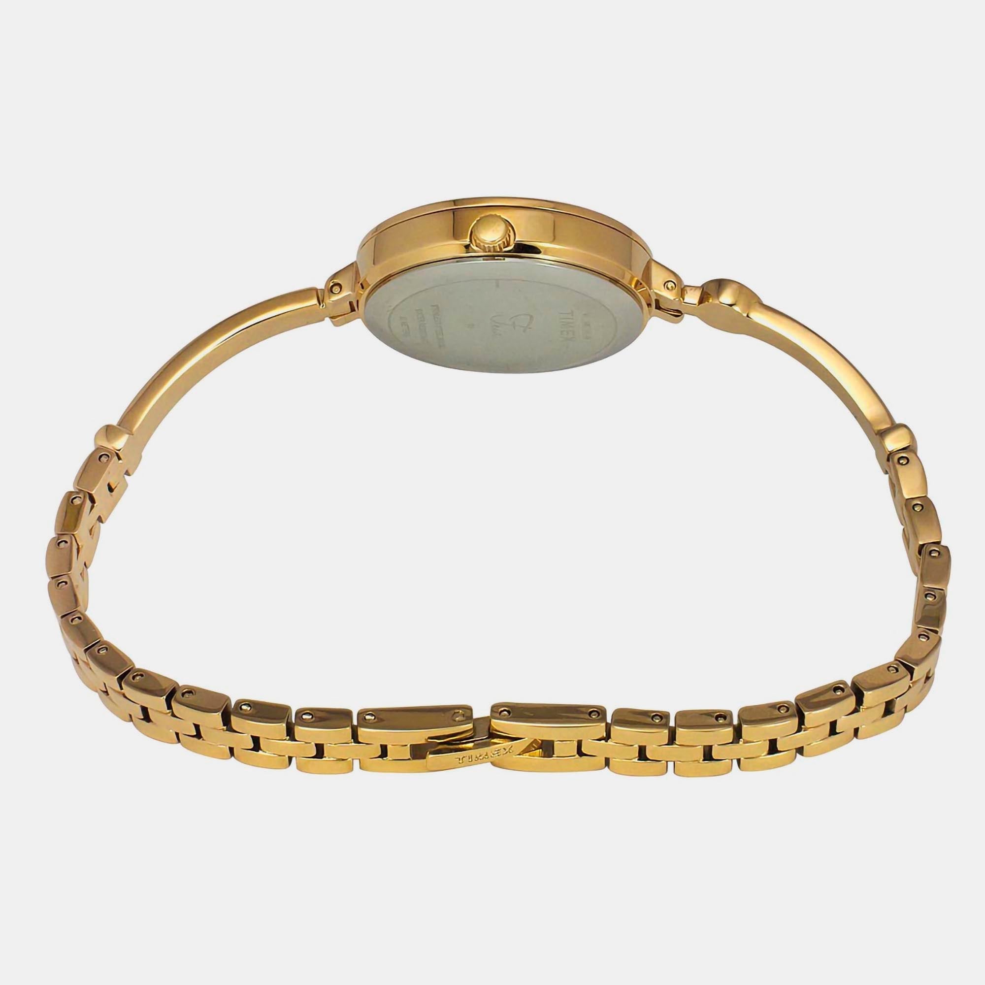 Timex Fria Women Quartz Mother Of Pearl Dial Analog Brass Watch TWEL18401 - view 2