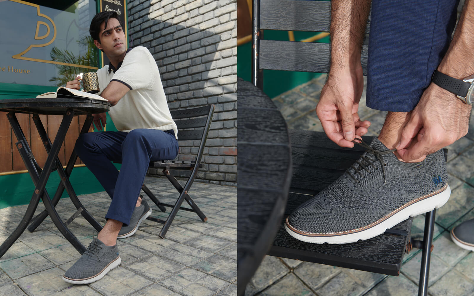 Neeman's Dress Sneakers : Grey - view 2