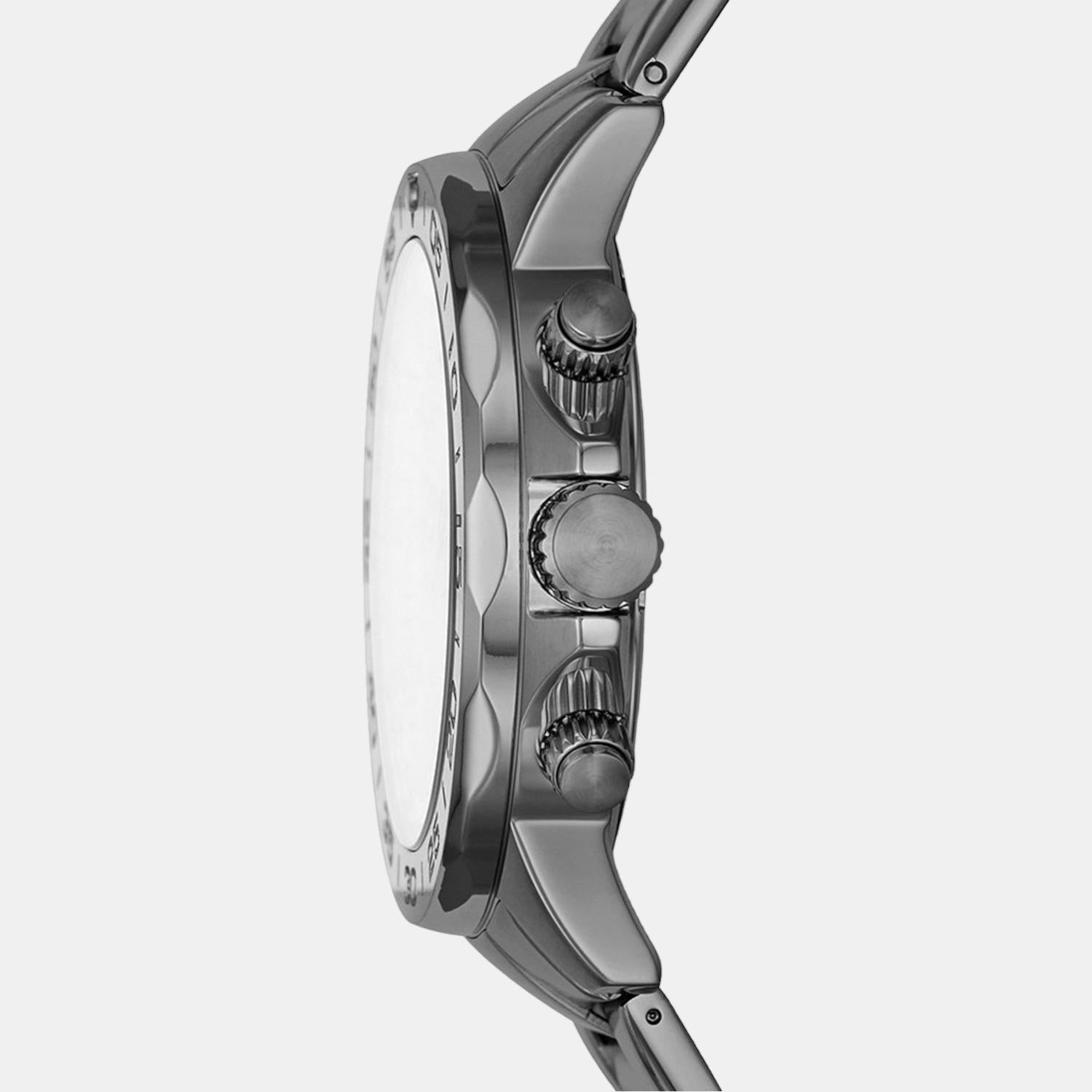 Fossil Bannon Men Quartz Grey Dial Multi-Function Stainless Steel Watch BQ2491 - view 2