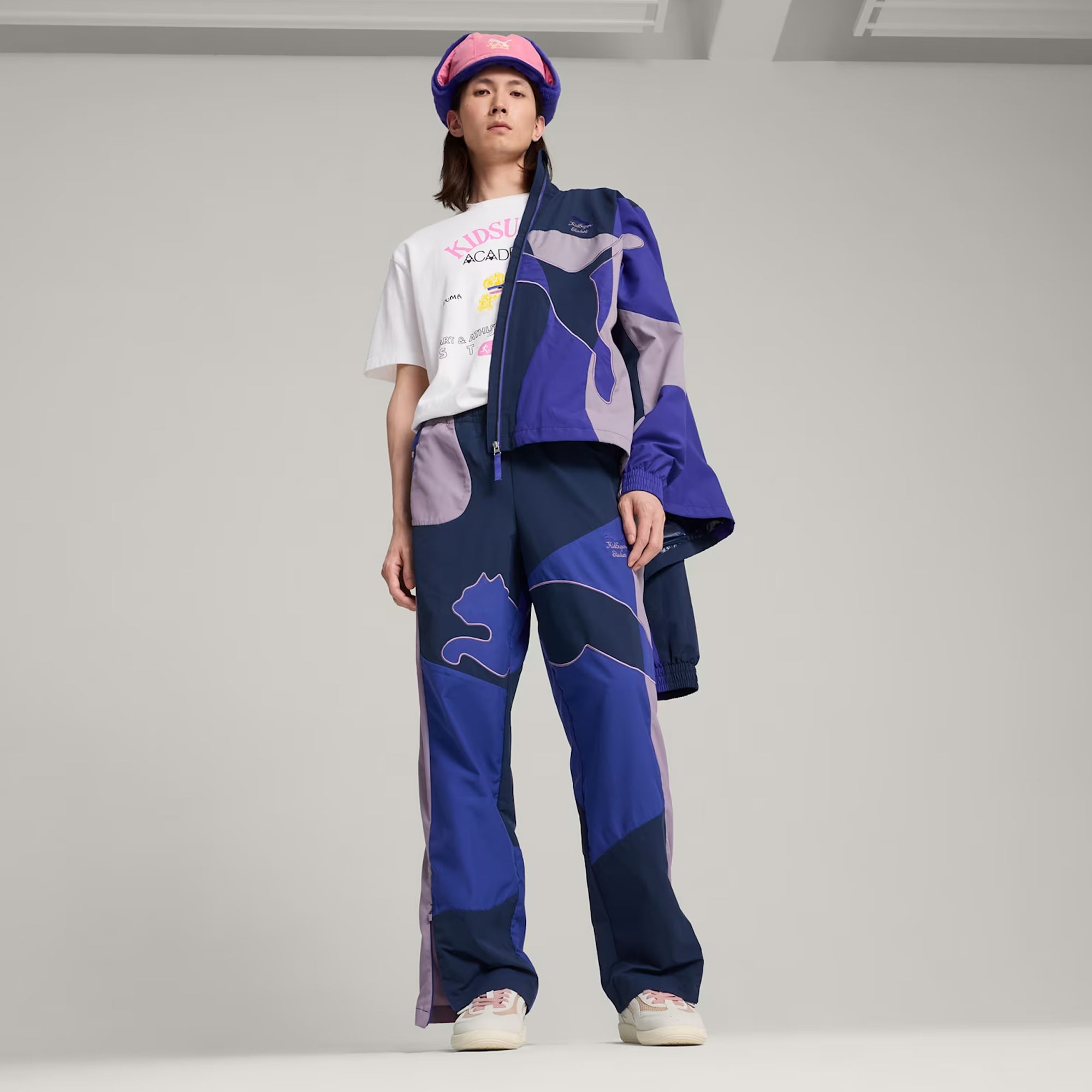 PUMA | x KIDSUPER CELLERATOR RELAXED FIT PANTS { LAPIS LAZULI - view 6