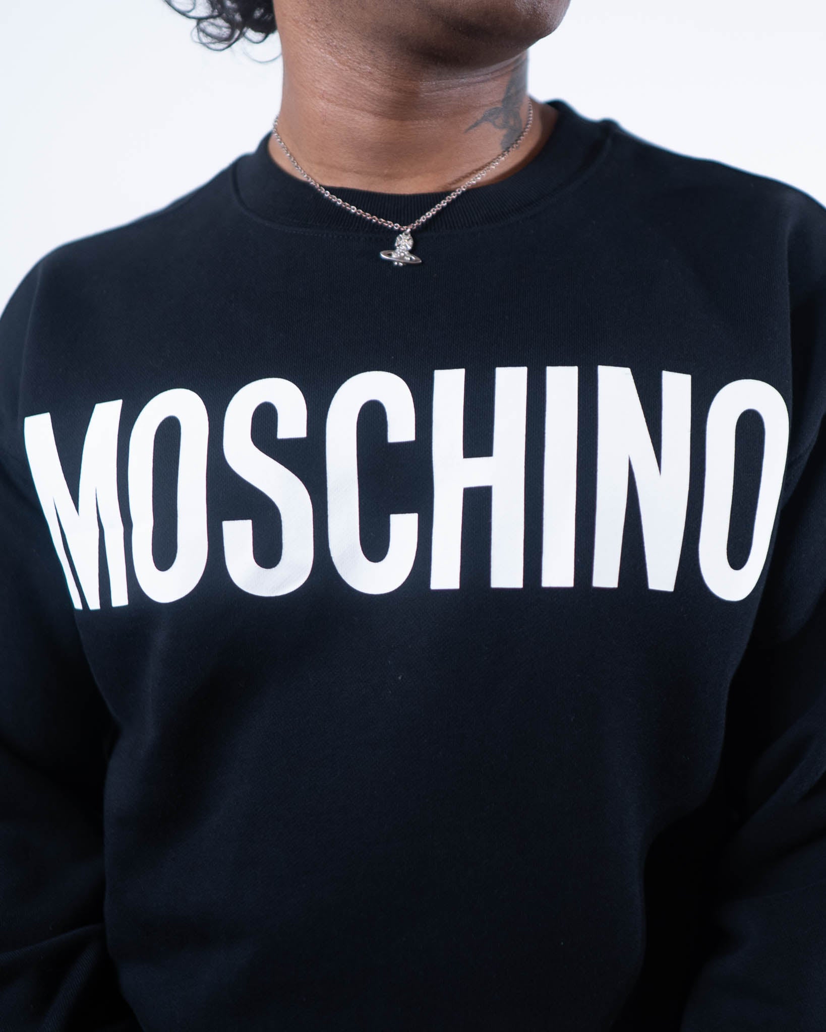 Moshcino Moshchino Black Printed Logo Sweatshirt - DS - view 2