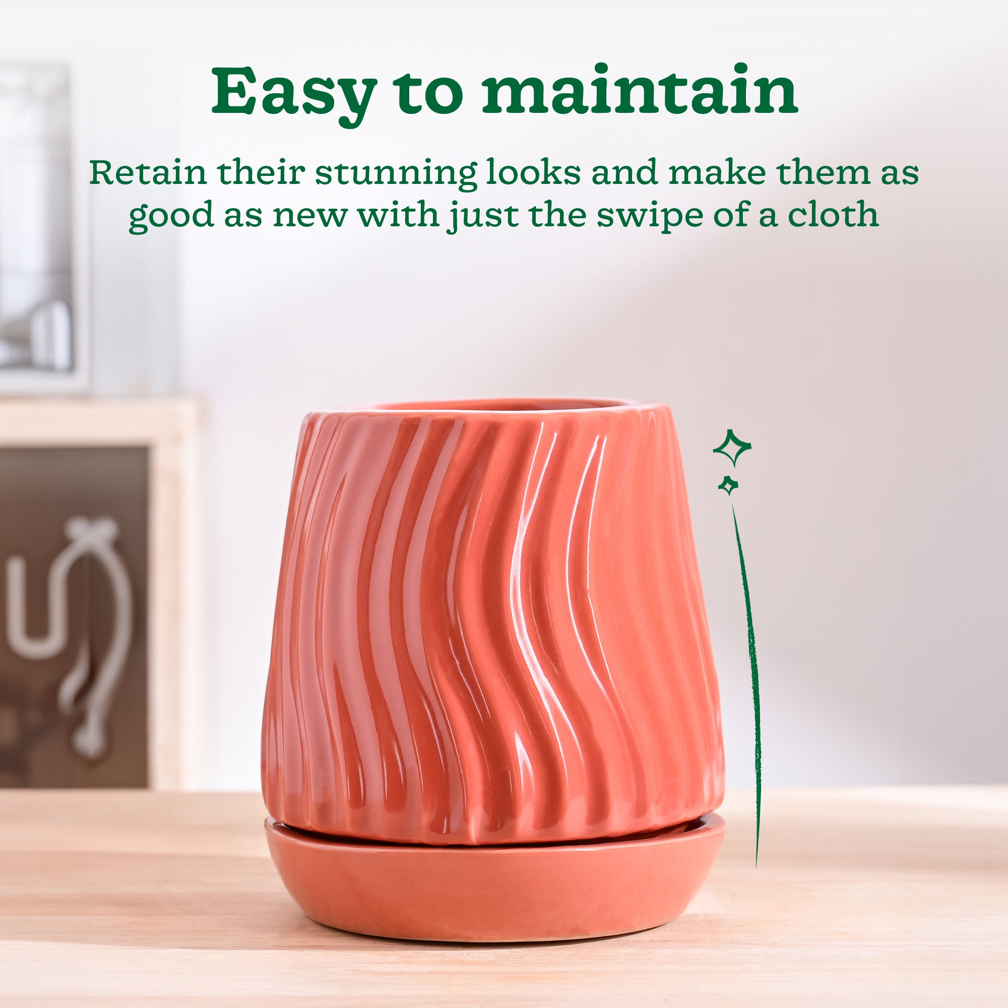 Ugaoo Fallen Angel Ceramic Planter - view 4