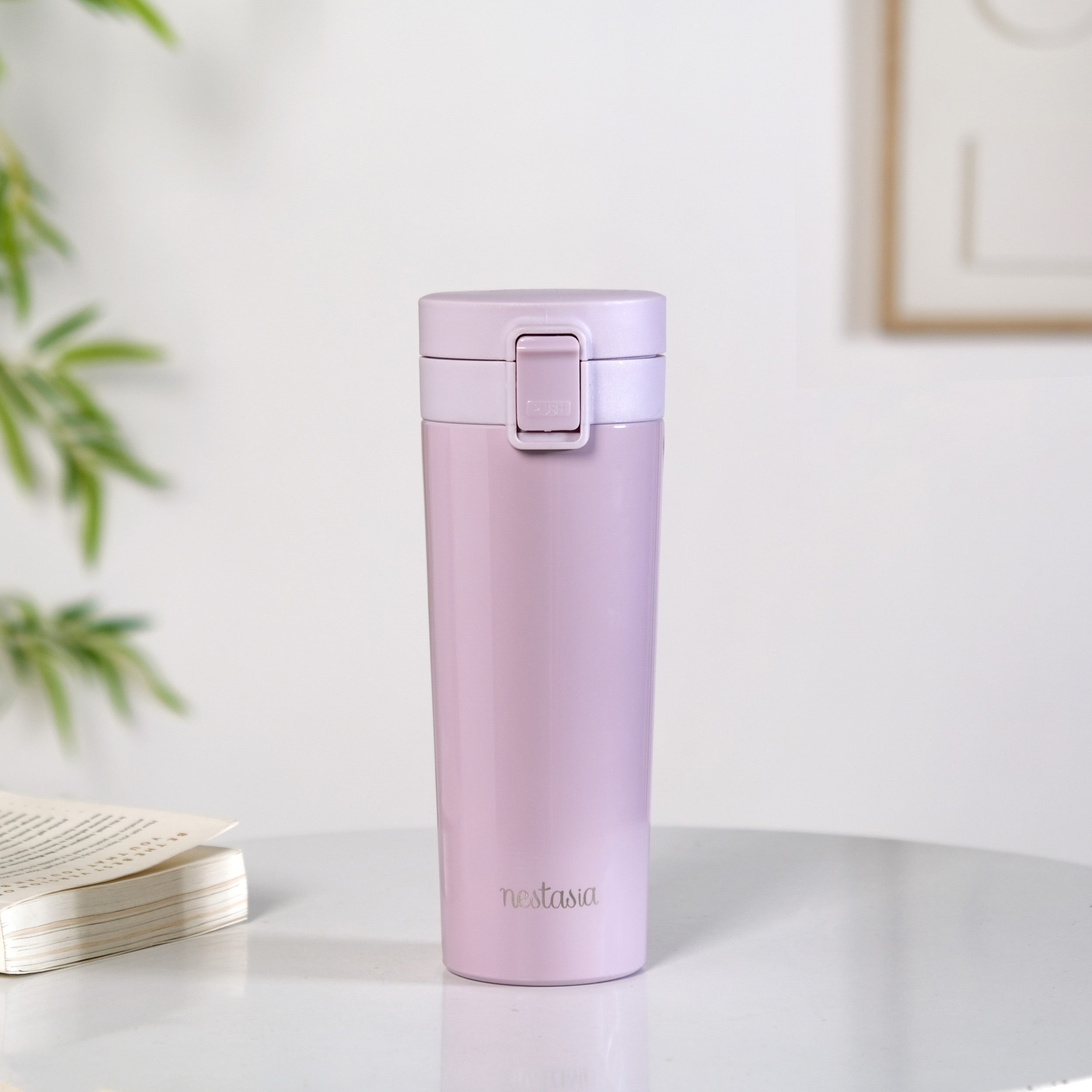 Nestasia Thermox Vacuum Insulated Water Bottle With Strainer Lilac Mist 500ml