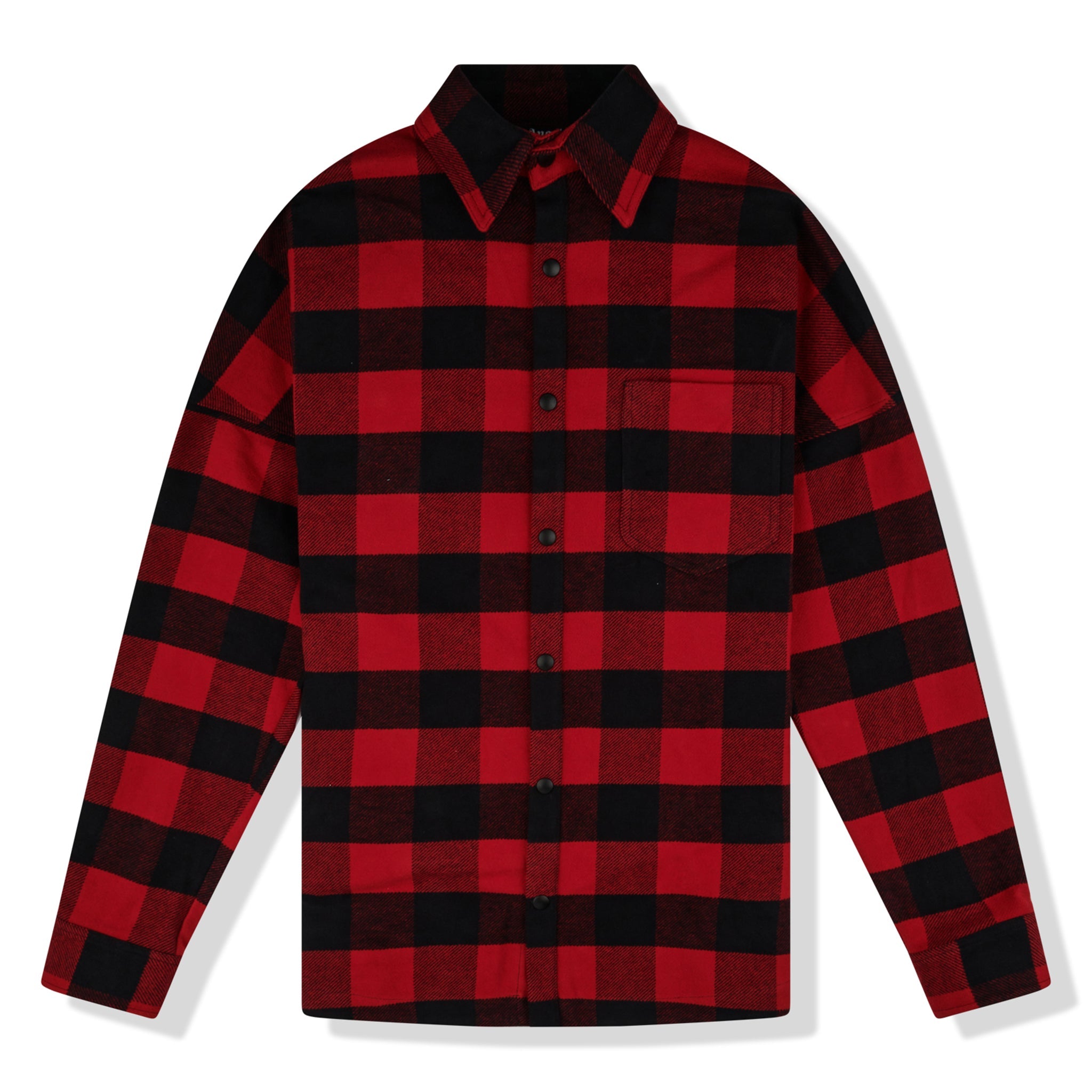 Palm Angels Check Flannel Red Shirt - view 2