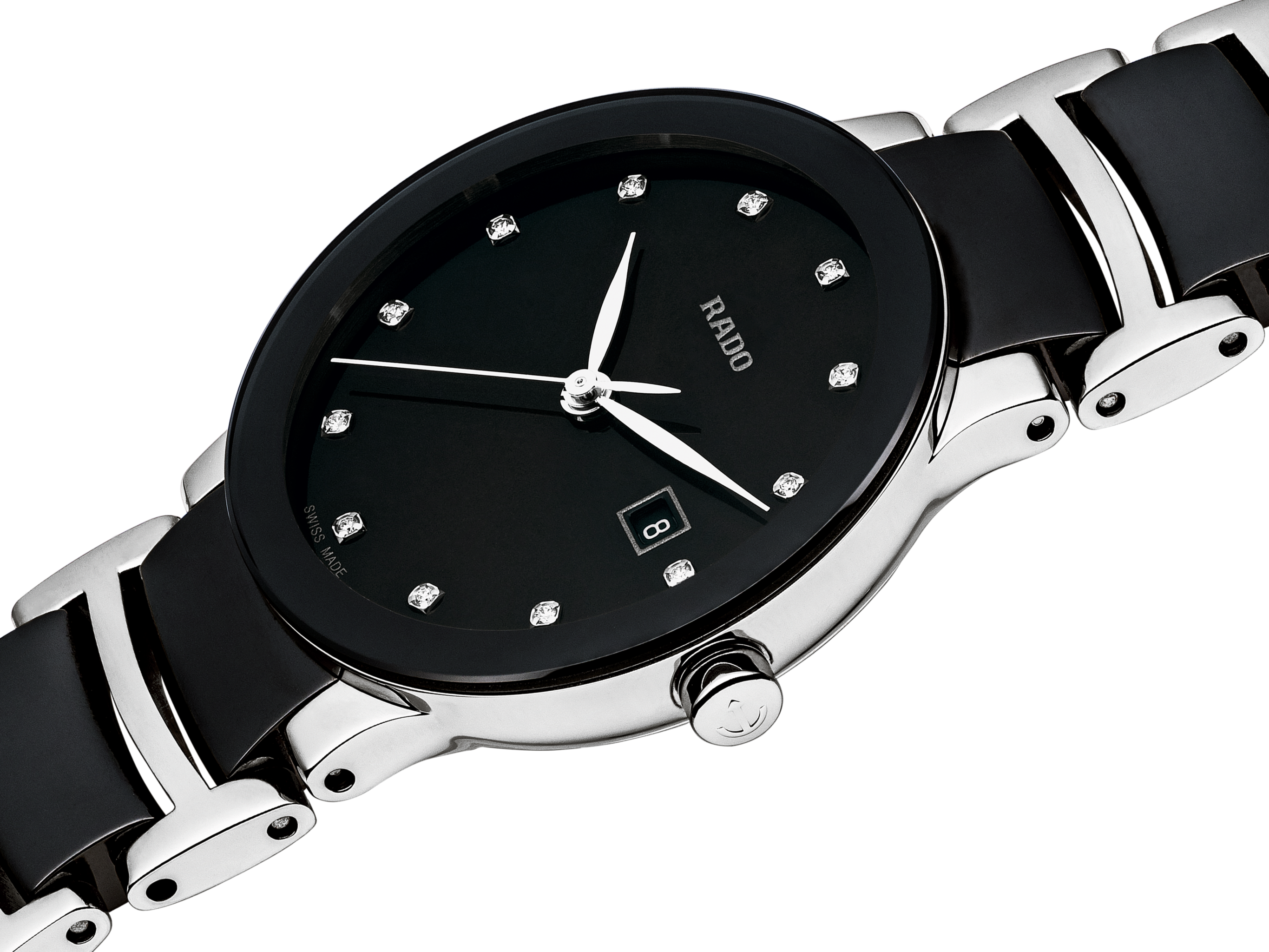 Rado Centrix Black Dial Women 28mm