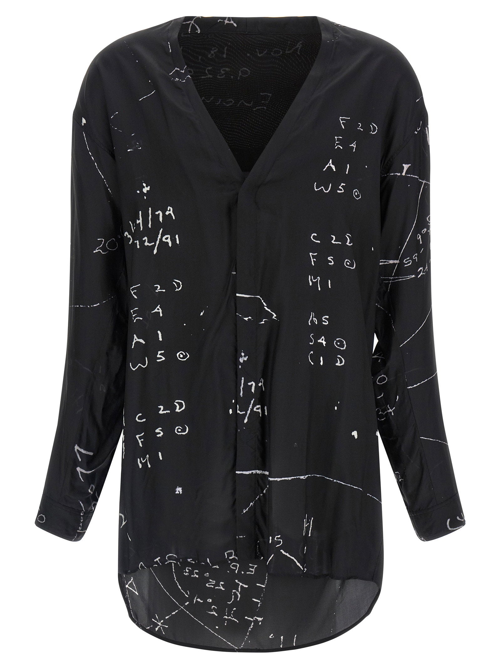 Rick Owens Concordian Shirt – 52% viscose 48% cupro
