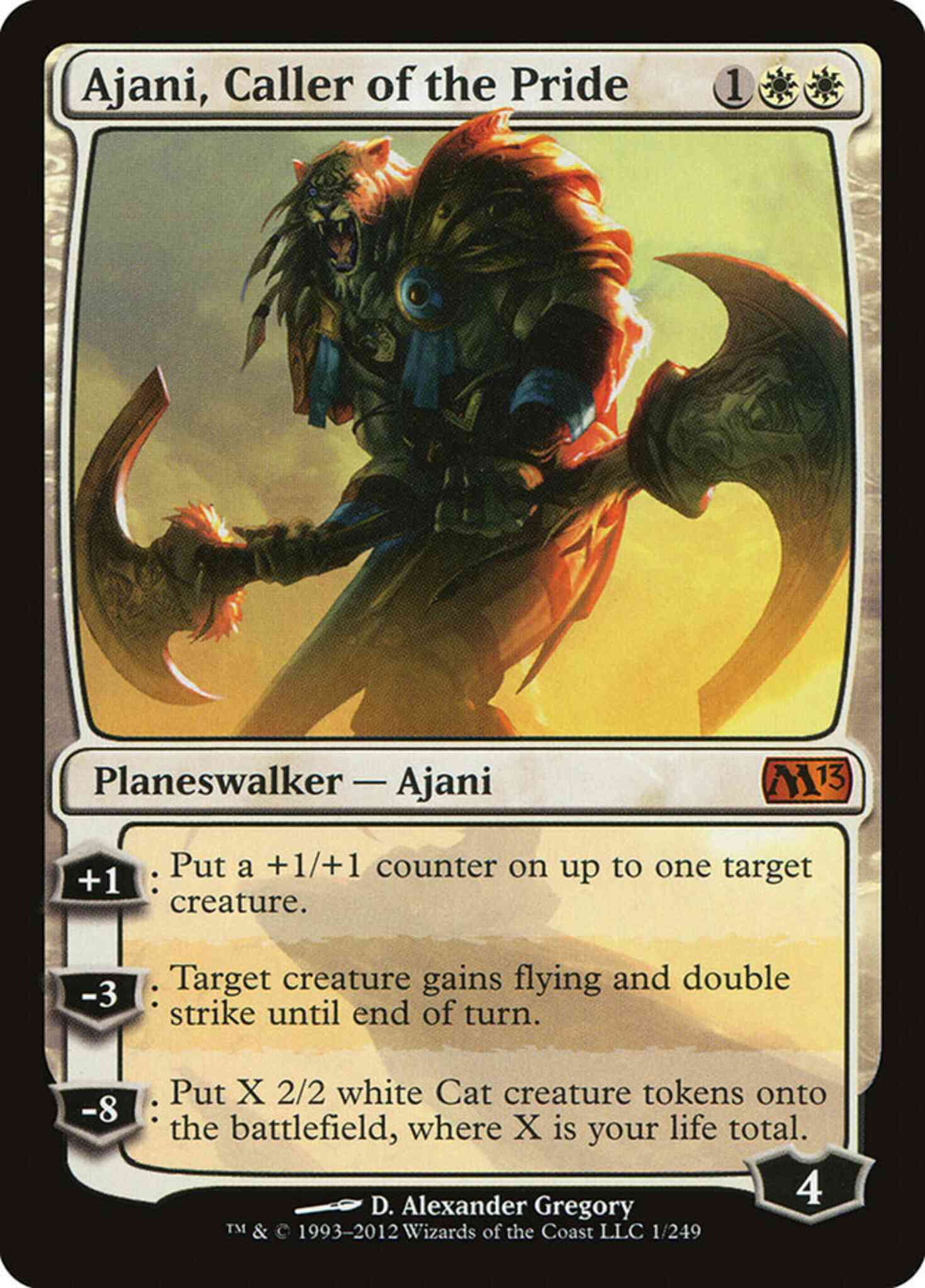 Pride magic – Ajani, Caller of the Pride [Magic 2013] [Non-Foil]