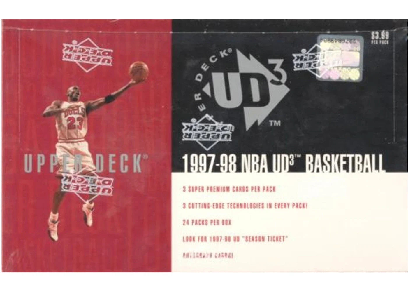 1997-98 Upper Deck UD3 Basketball Hobby Box