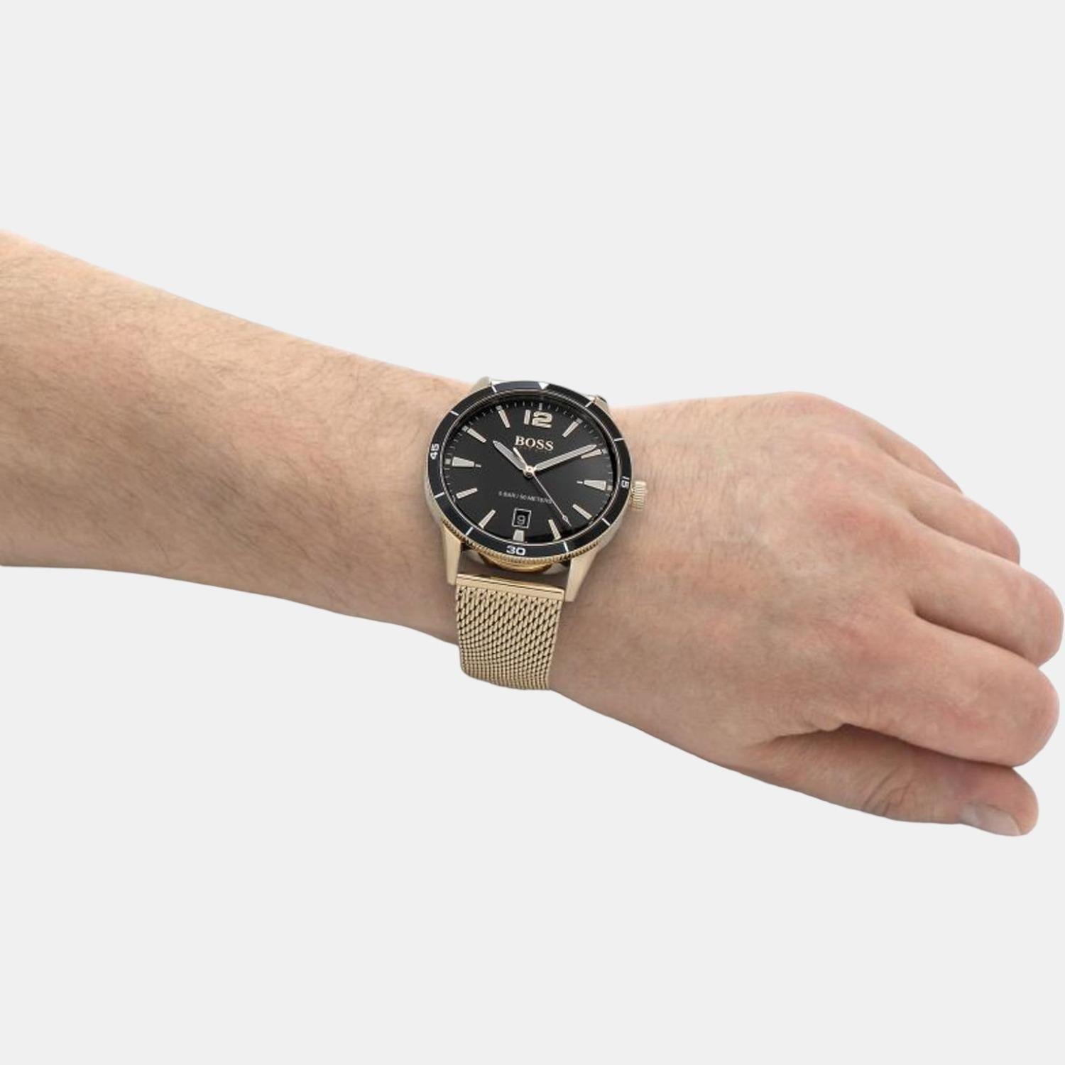 Boss Drifter Men Quartz Black Dial Analog Stainless Steel Watch 1513901 - view 7