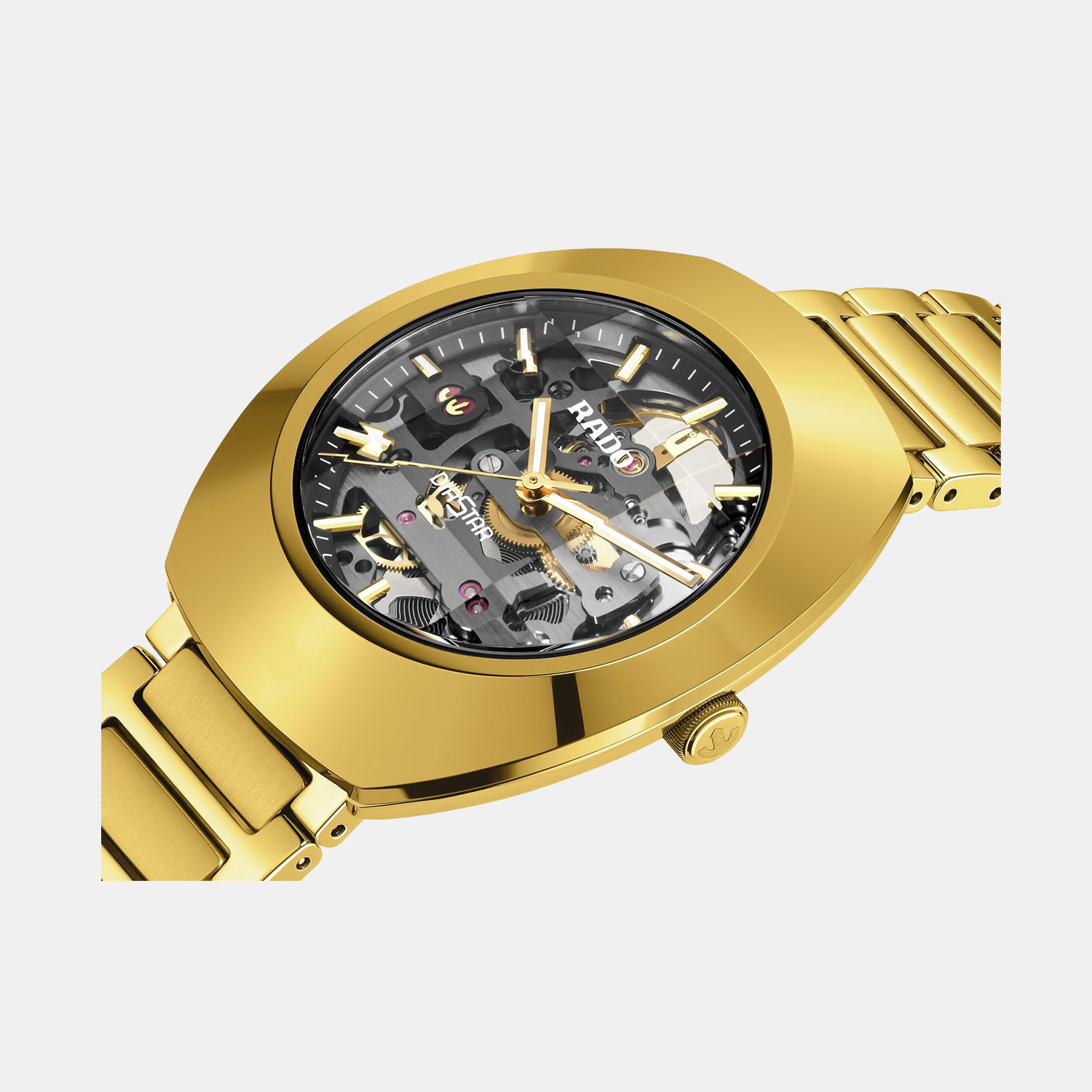 Rado Diastar Unisex Automatic Grey Dial Analog Stainless Steel Watch R12164153 - view 2