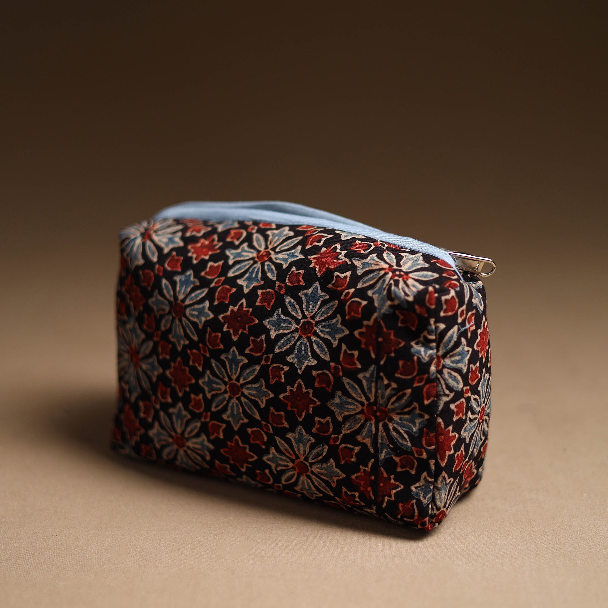 NOORI BAZAR Black - Handmade Cotton Toiletry Pouch 10 - view 2