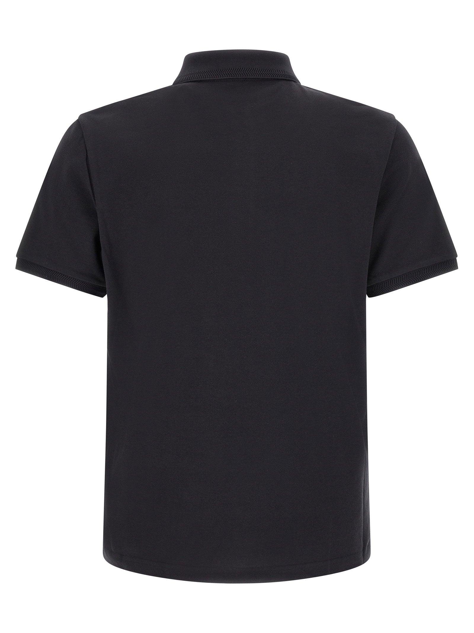 Moncler Logo Patch Polo Shirt – 100% cotton - view 2
