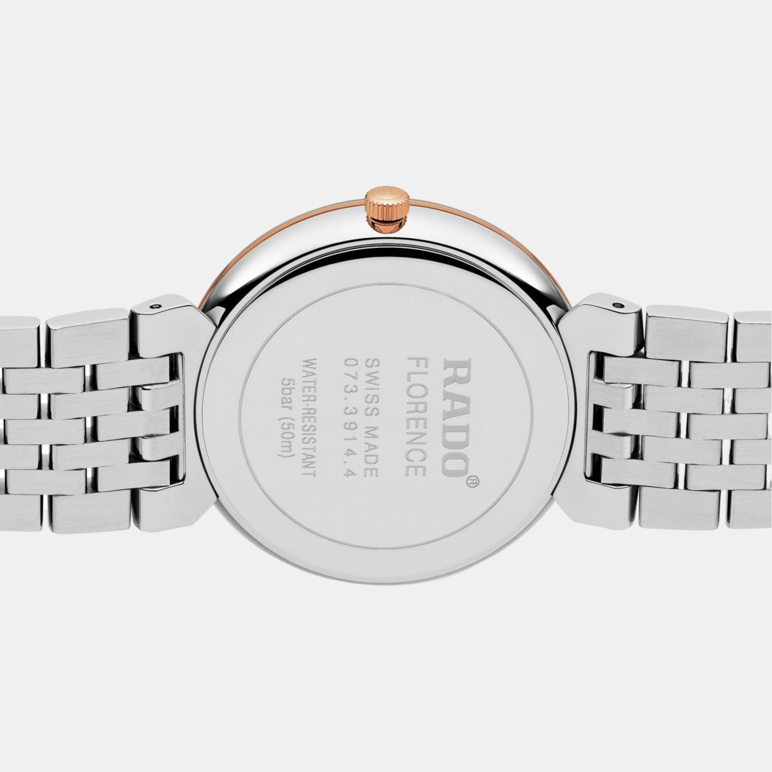 Rado Florence Unisex Quartz White Dial Analog Stainless Steel Watch R48912723 - view 3