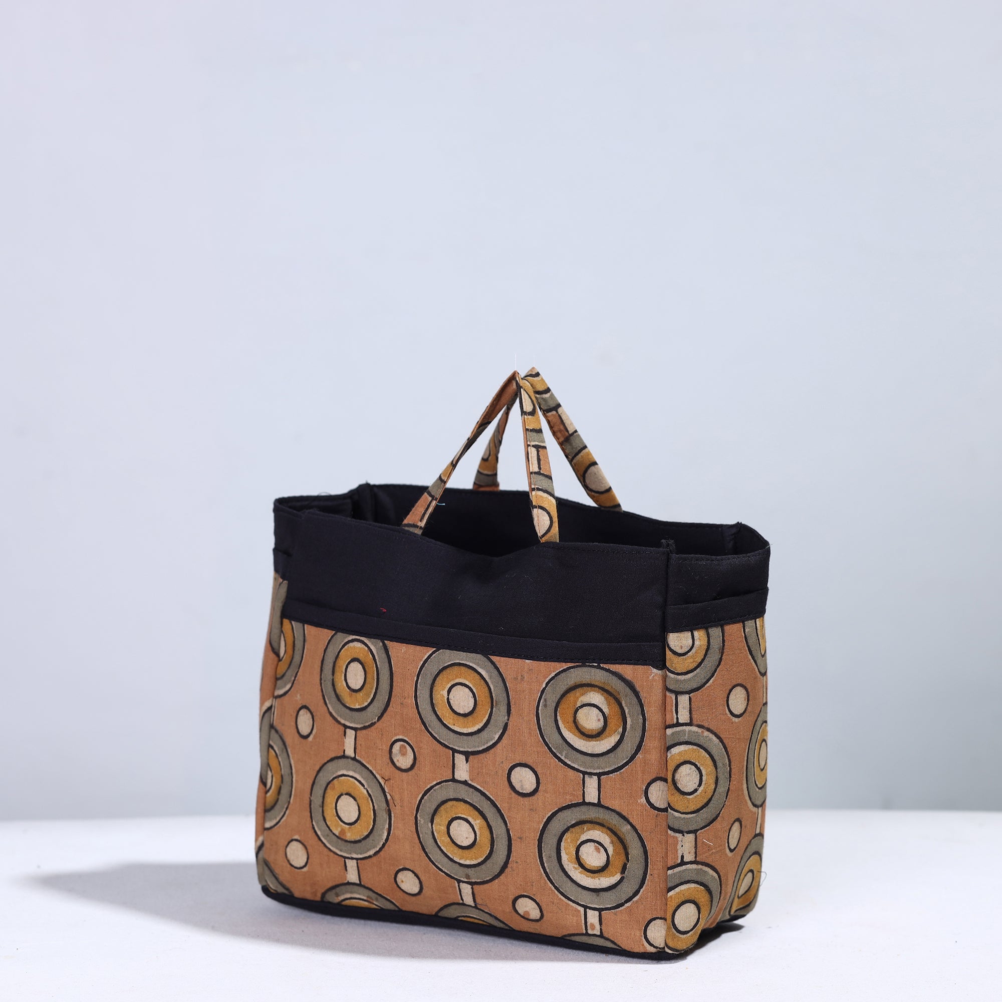 NOORI BAZAR Brown - Handmade Cotton Multipurpose Cosmetic/Toiletry Bag 17 - view 2