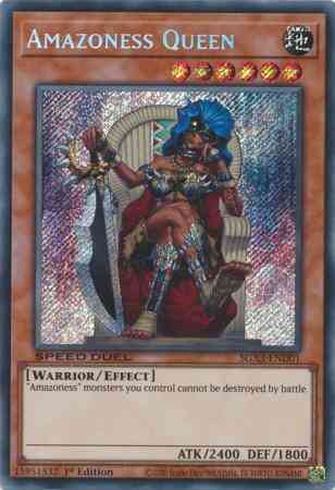 Yu-Gi-Oh! Amazoness Queen - SGX3-END01 - Secret Rare - 1st Edition