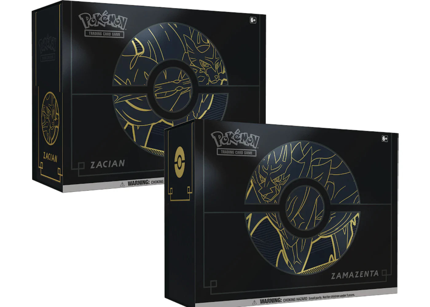 Pokémon 2020 Pokemon TCG Sword & Shield Elite Trainer Box Plus Zacian and Zamazenta 2x Bundle